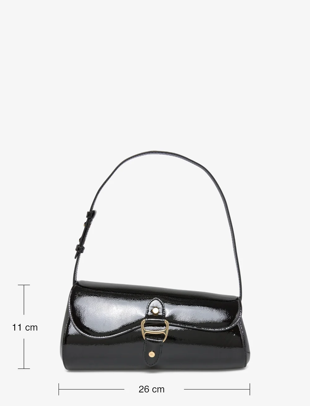 Lauren Ralph Lauren - Patent Medium Tasha East-West Bag - besondere anlässe - black - 3