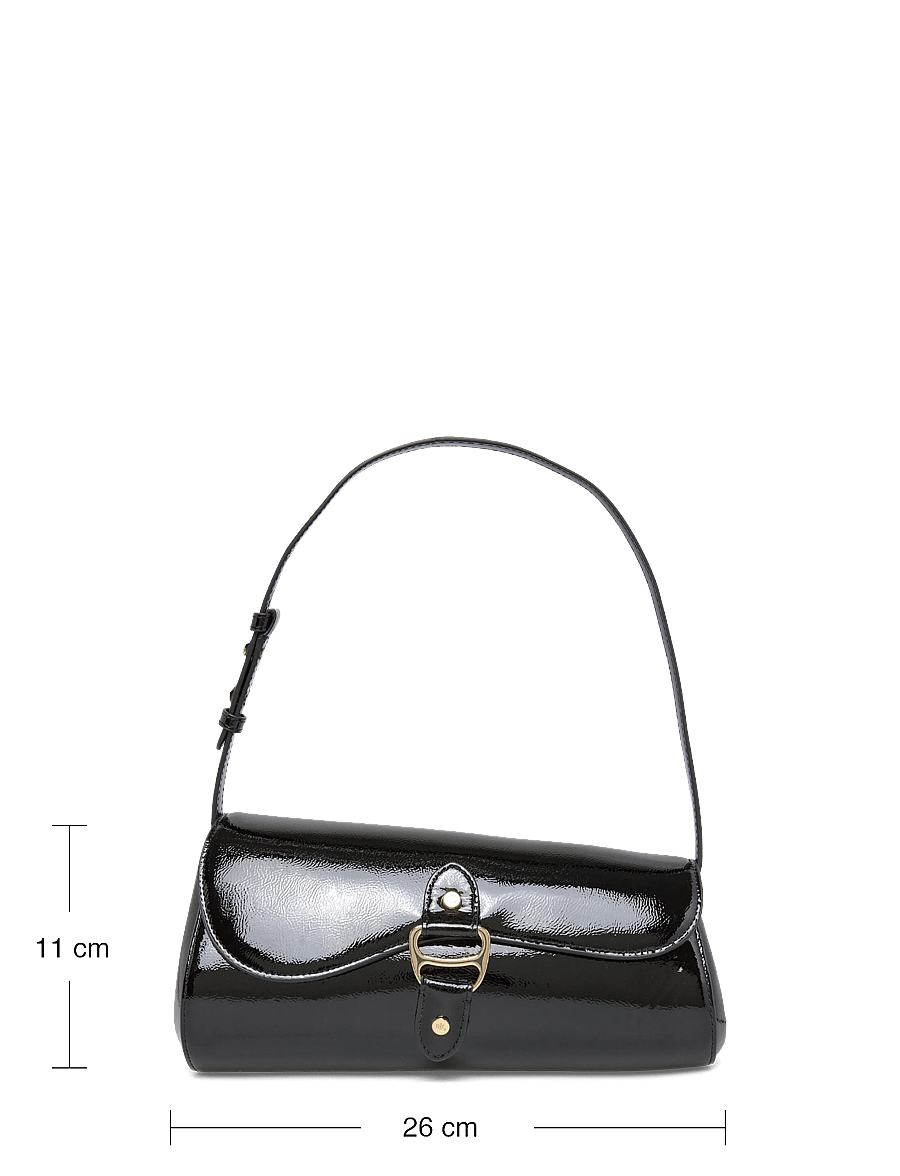 Lauren Ralph Lauren - Patent Medium Tasha East-West Bag - særlige begivenheder - black - 3