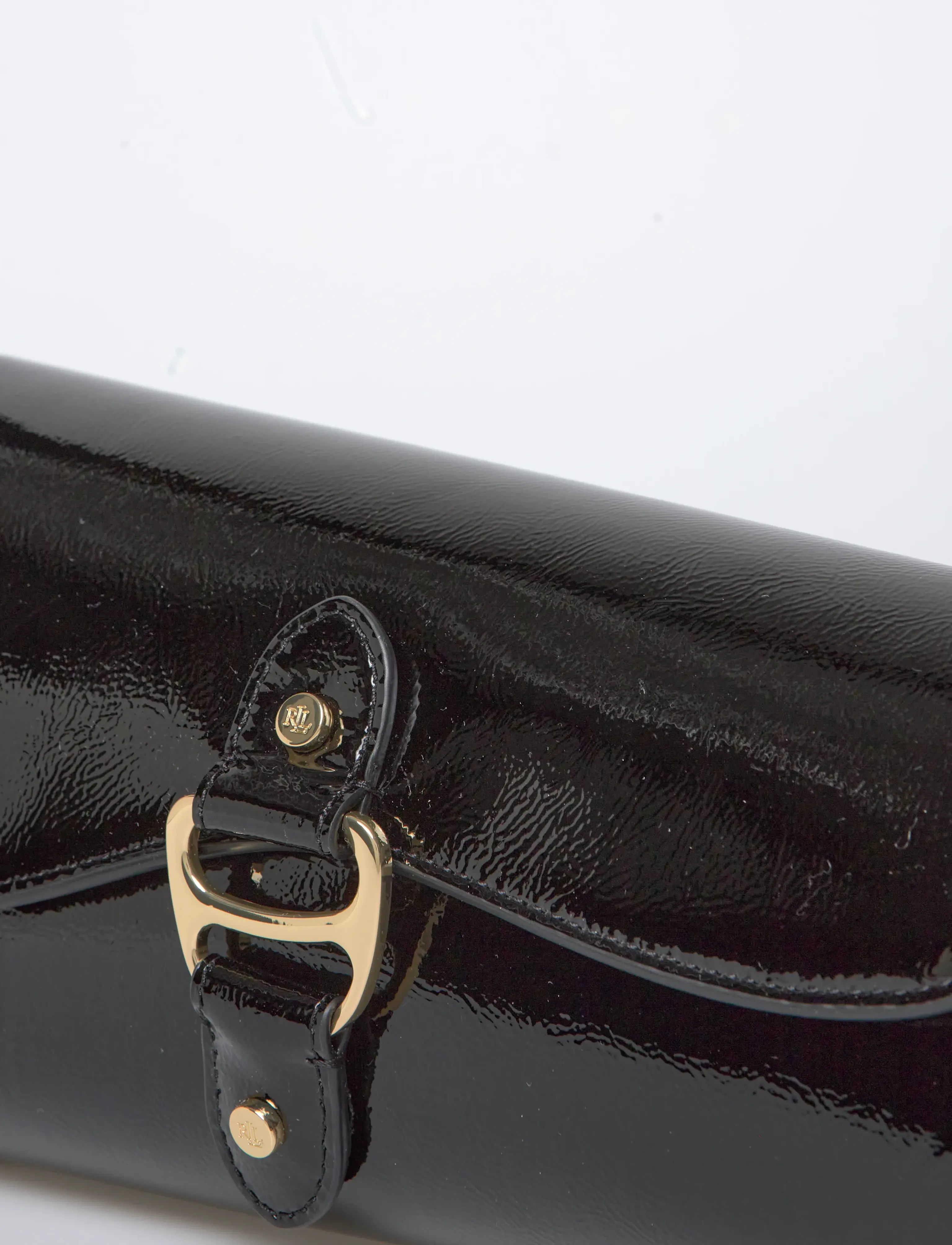 Lauren Ralph Lauren - Patent Medium Tasha East-West Bag - særlige begivenheder - black - 4