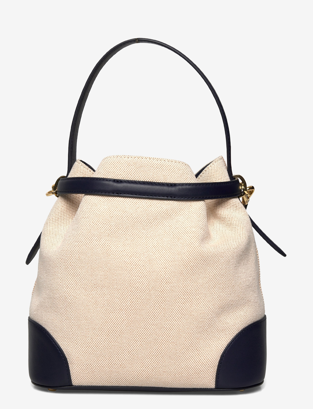 Lauren Ralph Lauren - Canvas Medium Blaike Bucket Bag - beuteltaschen - ntrl/buff canvas - 1