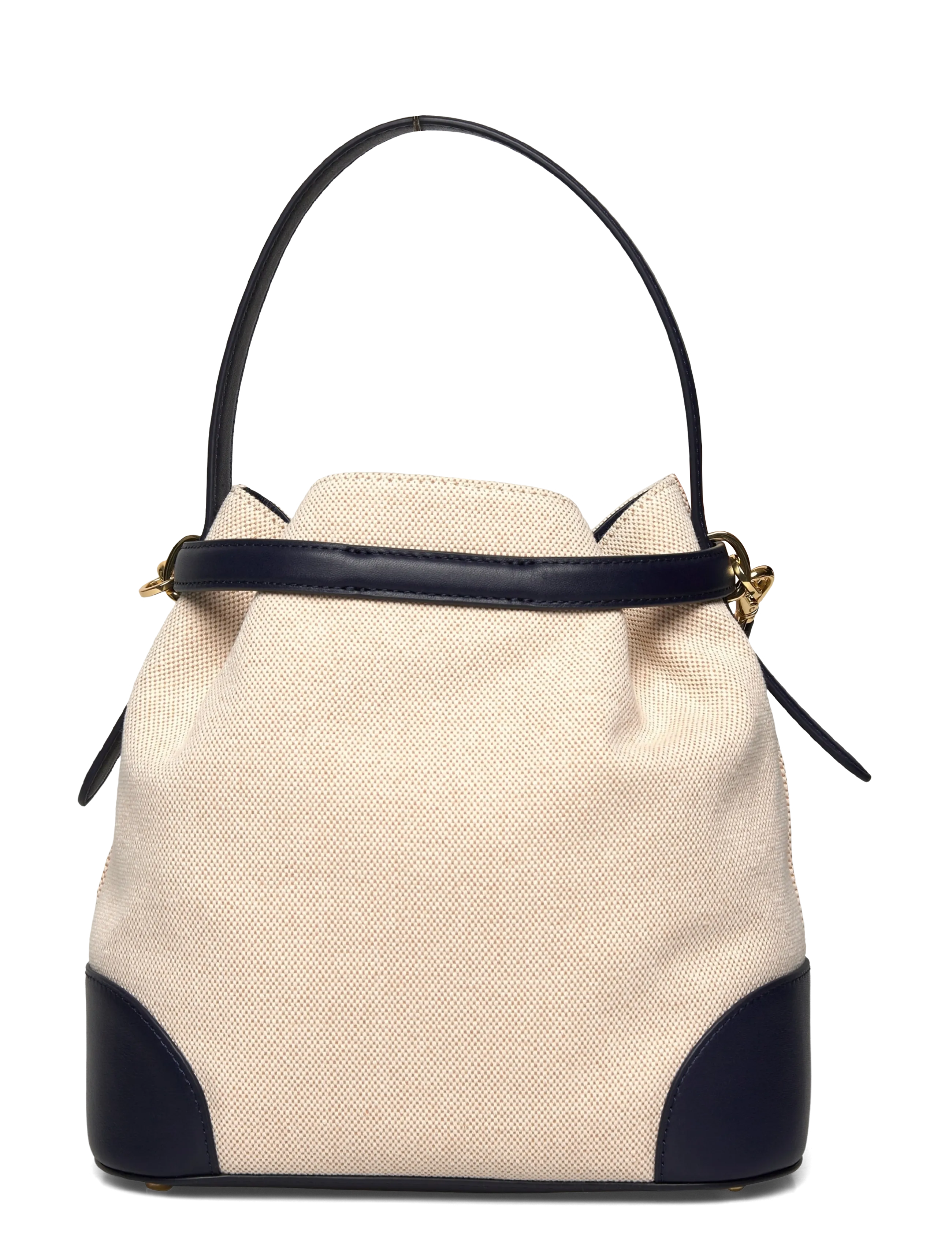 Lauren Ralph Lauren - Canvas Medium Blaike Bucket Bag - bucket bags - ntrl/buff canvas - 1