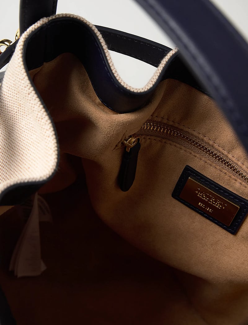 Lauren Ralph Lauren - Canvas Medium Blaike Bucket Bag - beuteltaschen - ntrl/buff canvas - 5