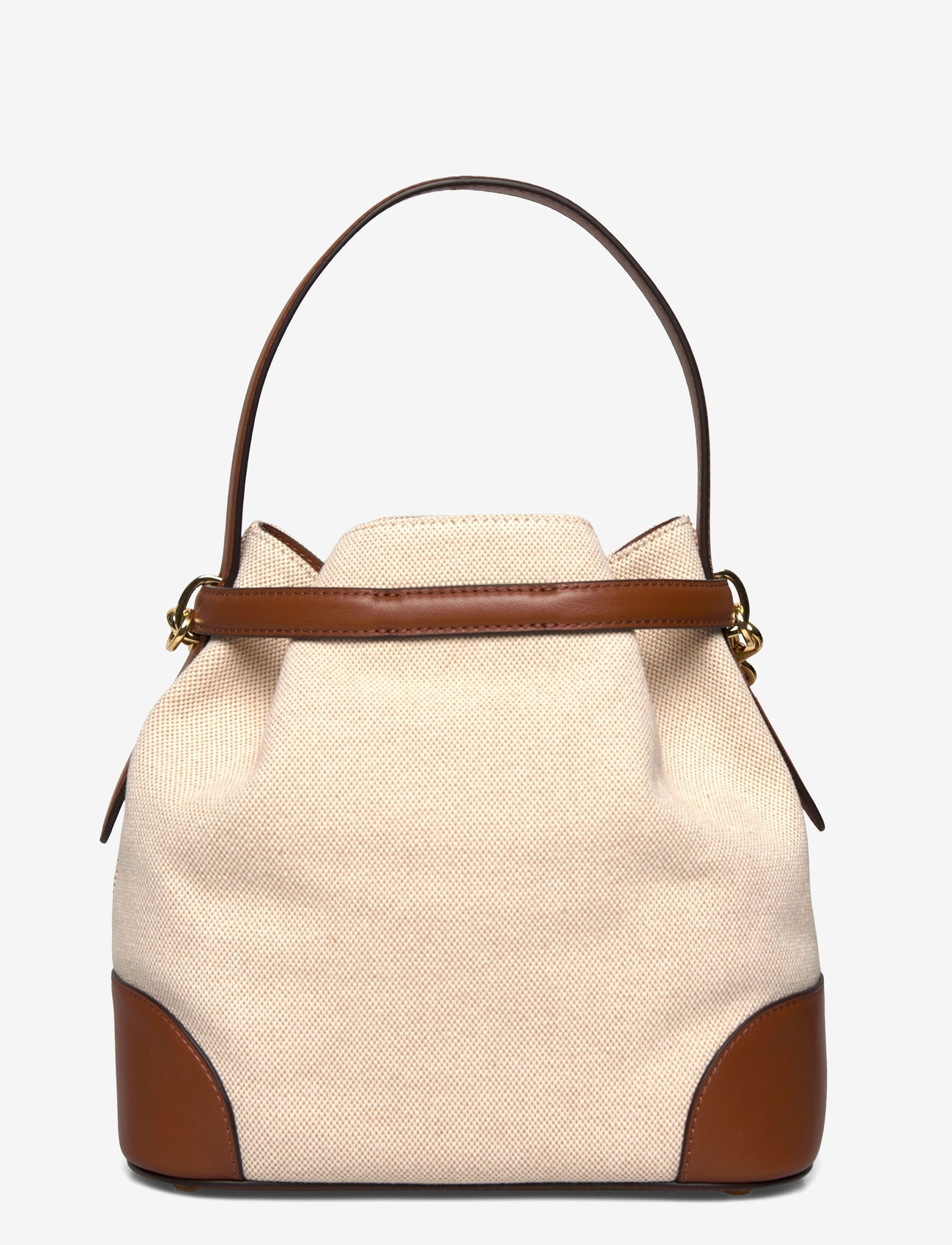 Lauren Ralph Lauren - Canvas Medium Blaike Bucket Bag - bucket bags - ntrl/buff canvas - 1