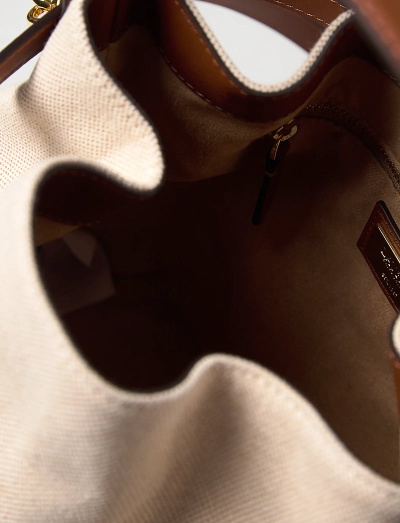 Lauren Ralph Lauren - Canvas Medium Blaike Bucket Bag - bucket bags - ntrl/buff canvas - 5