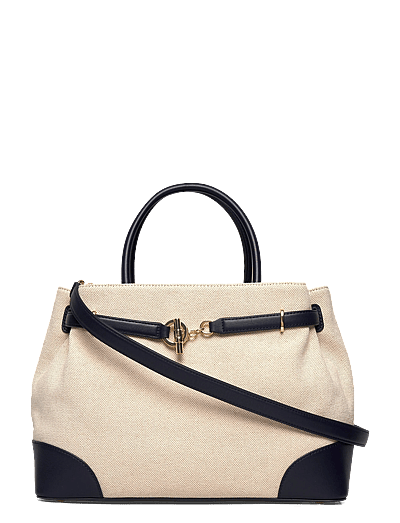 Cross-Dyed Canvas Large Blaike Satchel - Top Handle Tasker
