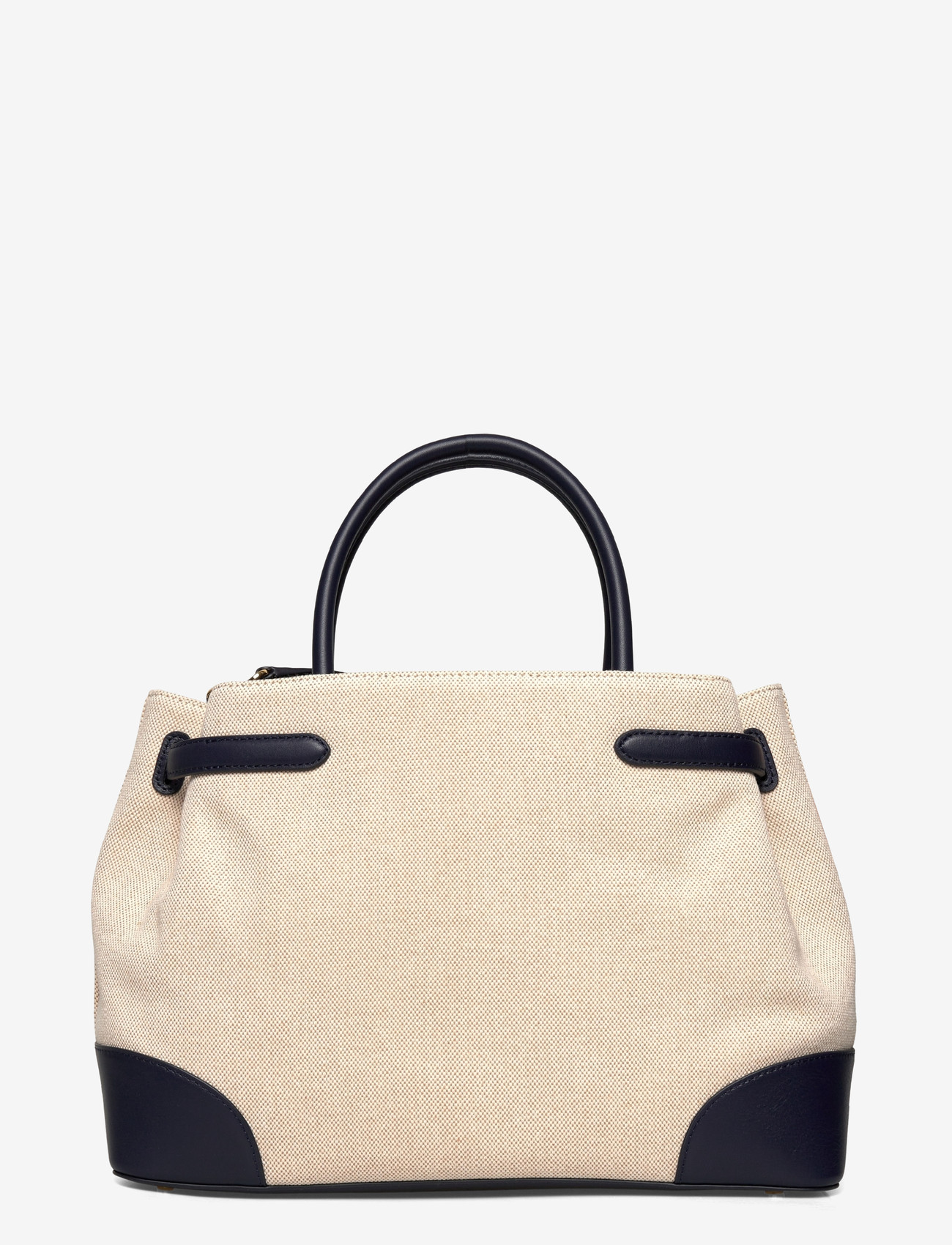 Lauren Ralph Lauren - Cross-Dyed Canvas Large Blaike Satchel - speciella tillfällen - ntrl/buff canvas - 1