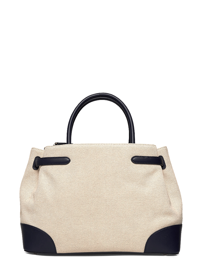 Lauren Ralph Lauren - Cross-Dyed Canvas Large Blaike Satchel - speciella tillfällen - ntrl/buff canvas - 1