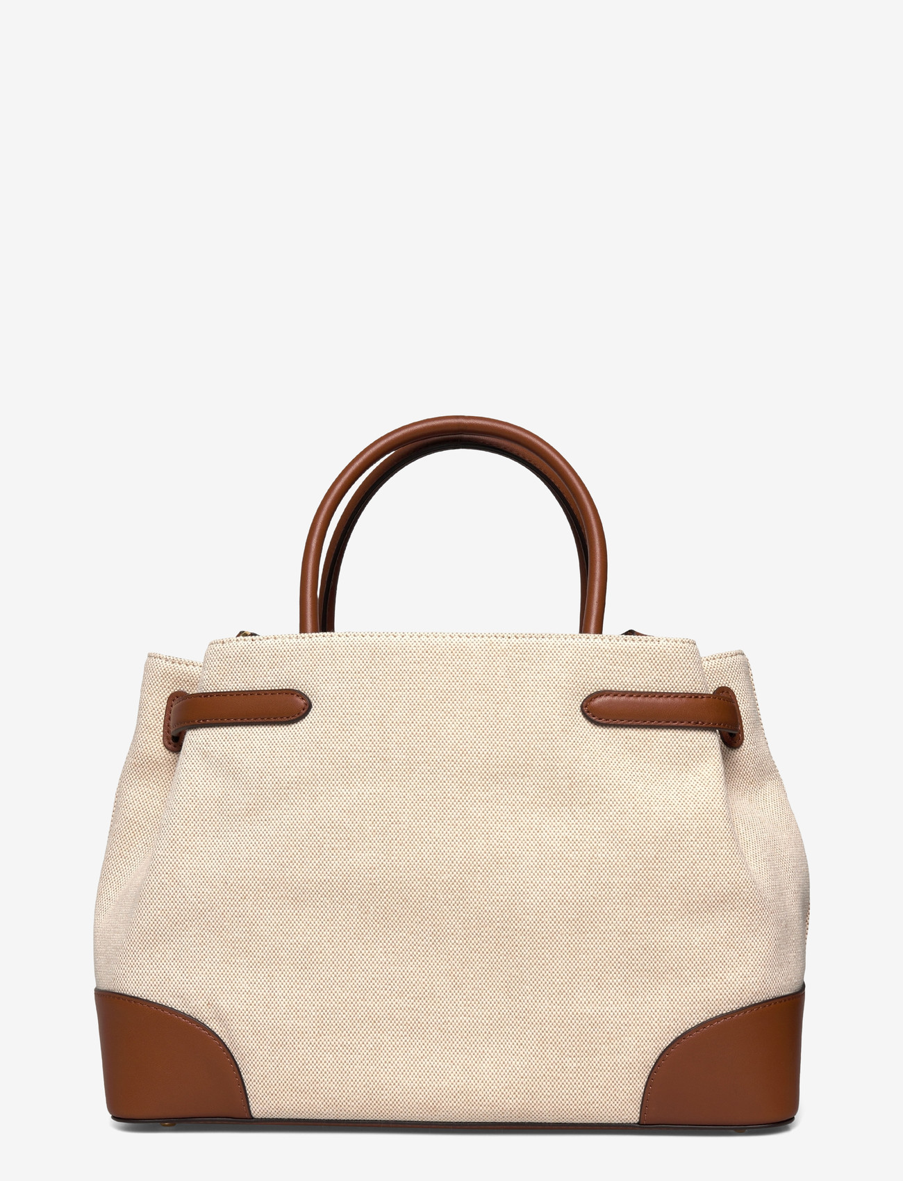 Lauren Ralph Lauren - Cross-Dyed Canvas Large Blaike Satchel - speciella tillfällen - ntrl/buff canvas - 1