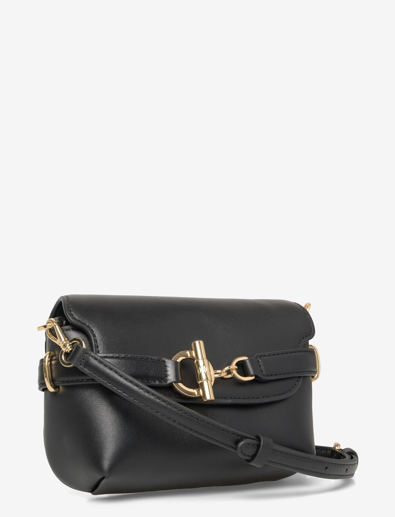 Lauren Ralph Lauren - Leather Small Blaike Crossbody Bag - umhängetaschen - black - 2