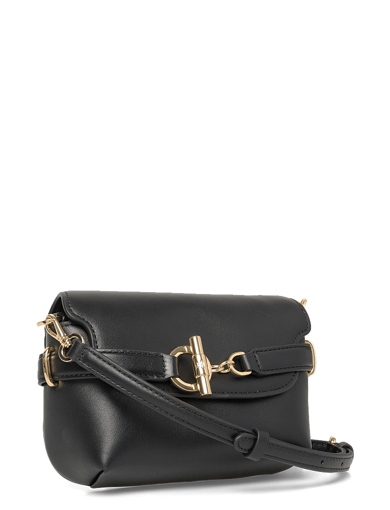 Lauren Ralph Lauren - Leather Small Blaike Crossbody Bag - umhängetaschen - black - 2