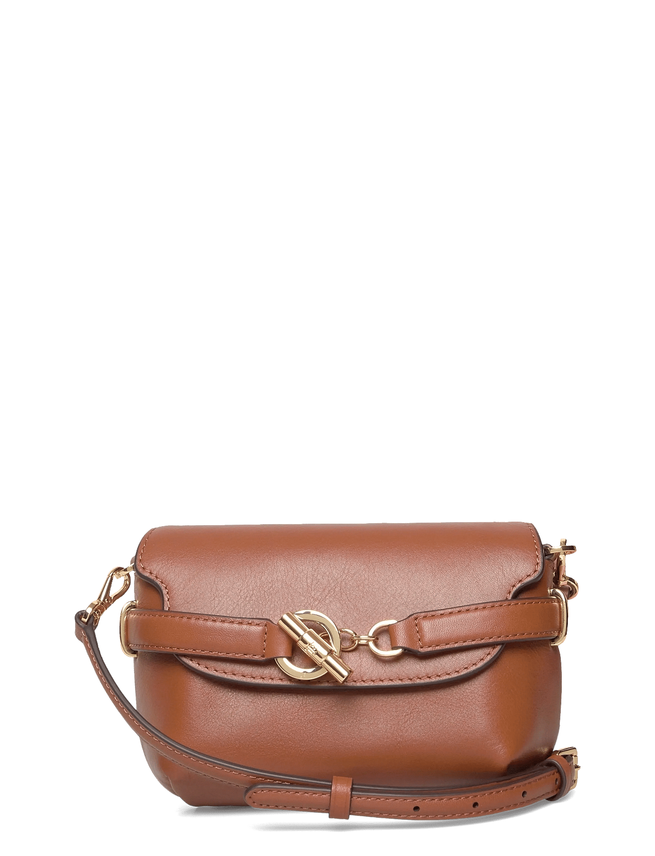 Leather Small Blaike Crossbody Bag Brown Lauren Ralph Lauren