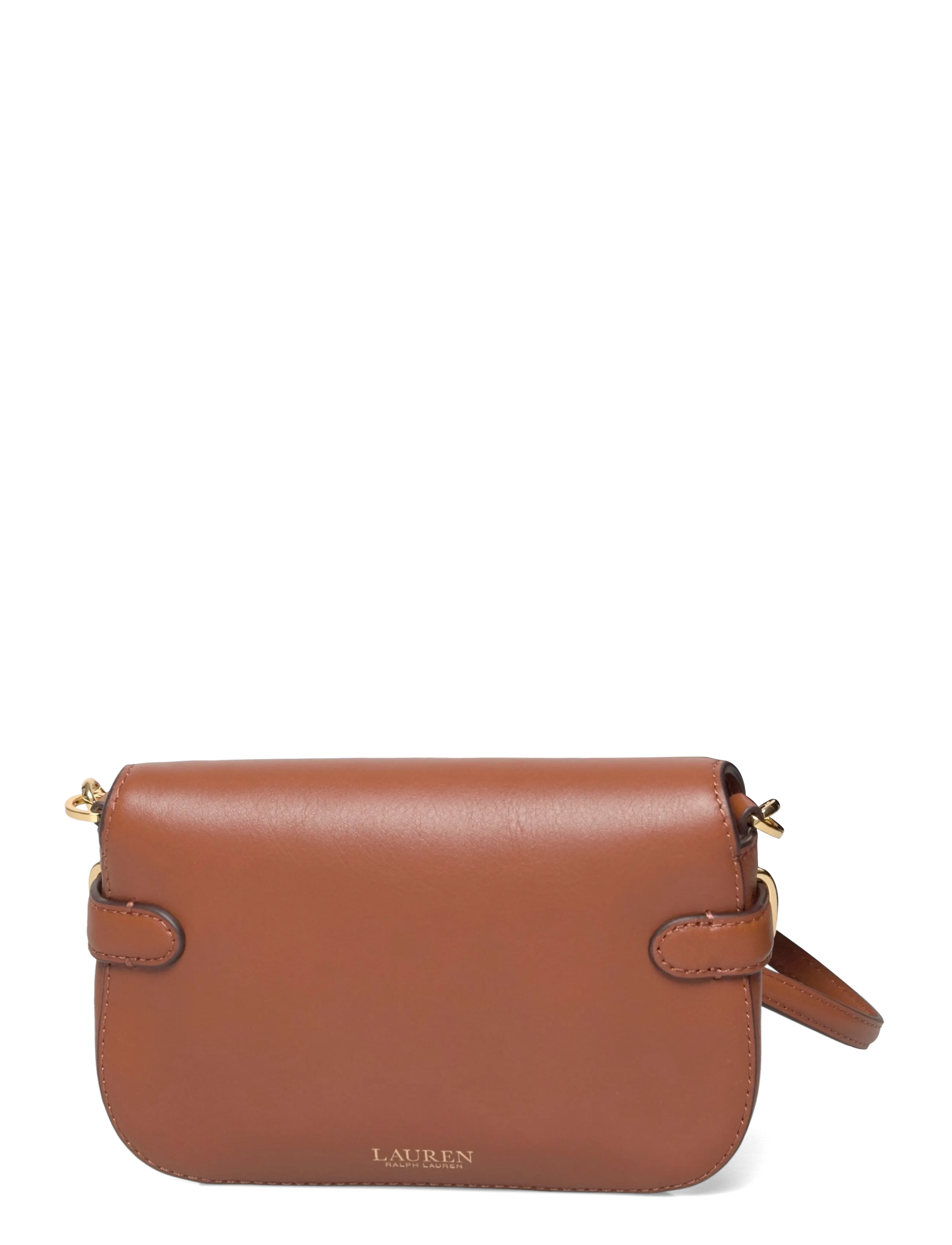 Lauren Ralph Lauren - Leather Small Blaike Crossbody Bag - crossbody bags - lauren tan - 1