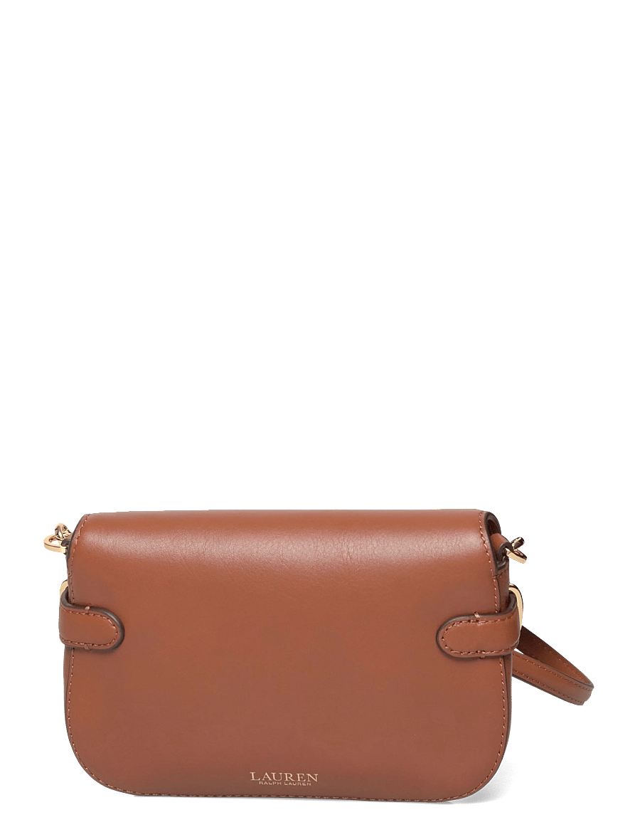 Lauren Ralph Lauren - Leather Small Blaike Crossbody Bag - crossbody bags - lauren tan - 1