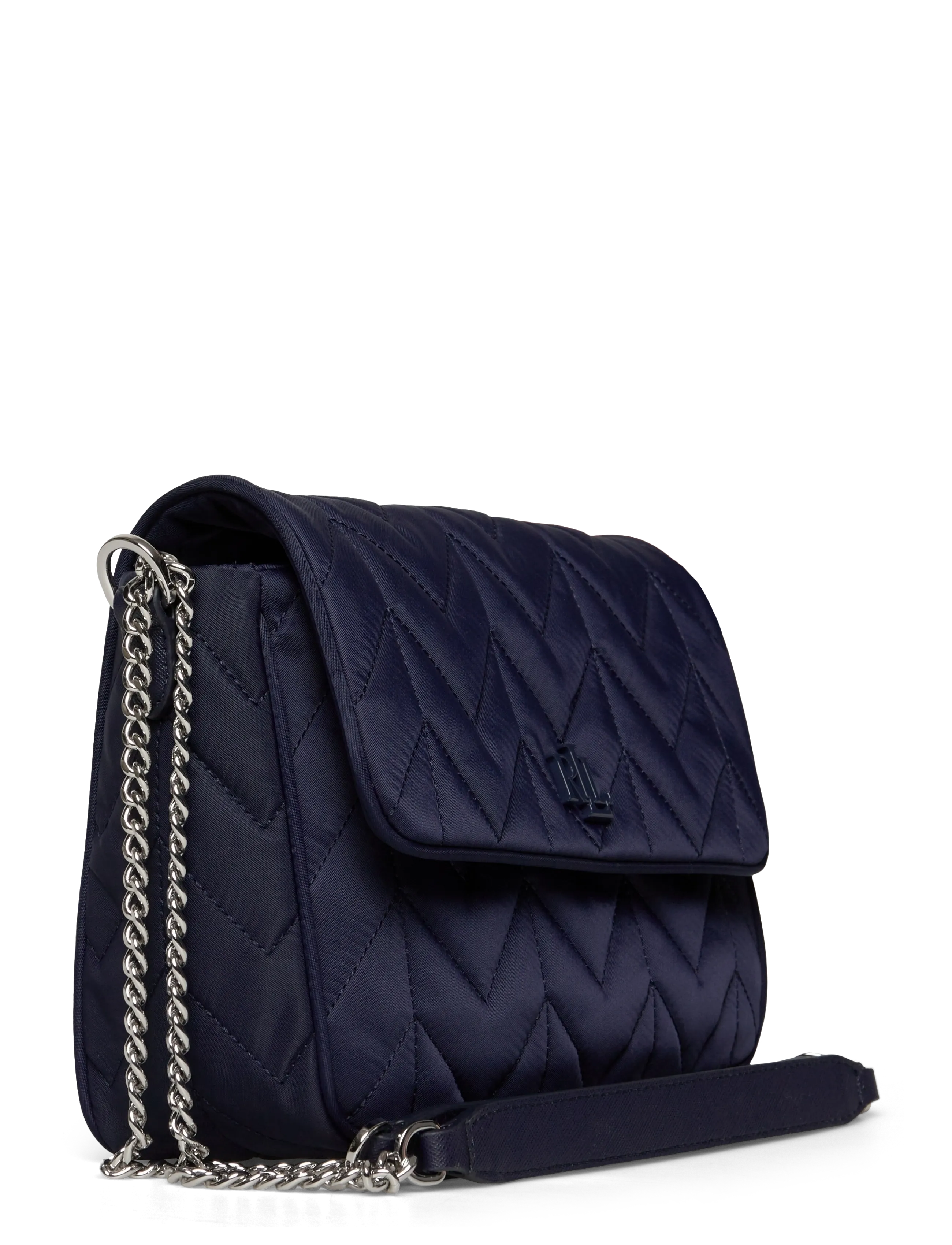 Lauren Ralph Lauren - Quilted Medium Stevie Messenger Bag - crossbody bags - refined navy - 2