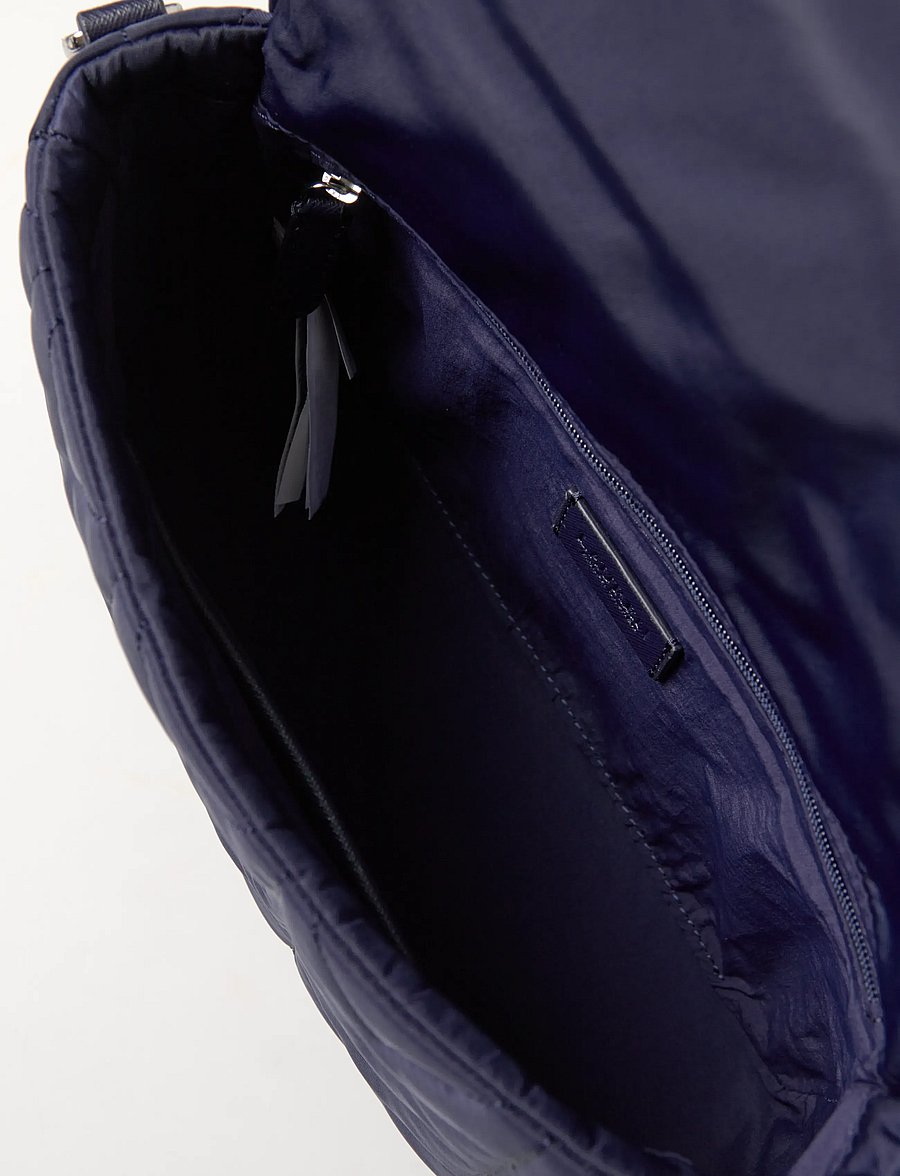 Lauren Ralph Lauren - Quilted Medium Stevie Messenger Bag - umhängetaschen - refined navy - 5