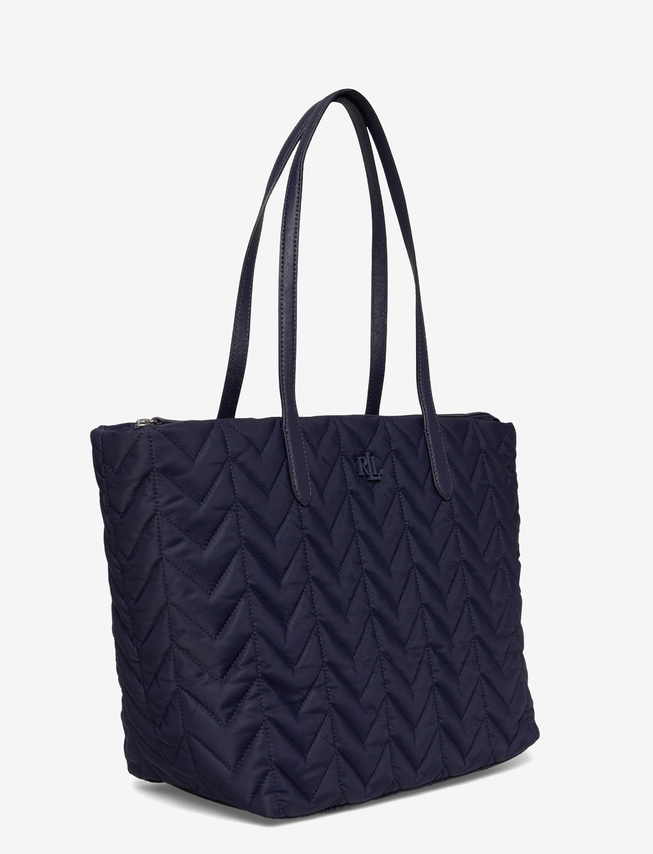 Lauren Ralph Lauren - Quilted Extra-Large Stevie Zip Tote Bag - tote bags - refined navy - 2