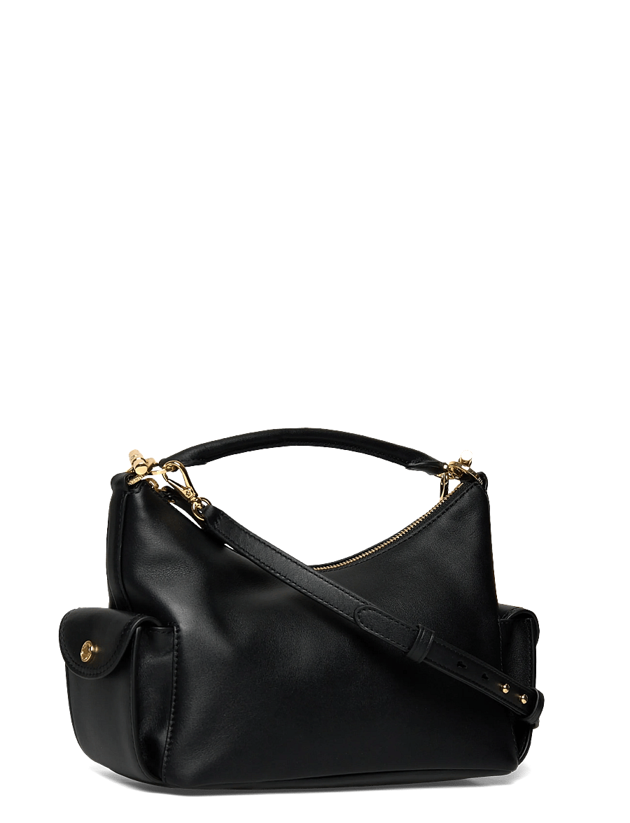 Lauren Ralph Lauren - Nappa Leather Small Blaike Shoulder Bag - hverdags stil - black - 2