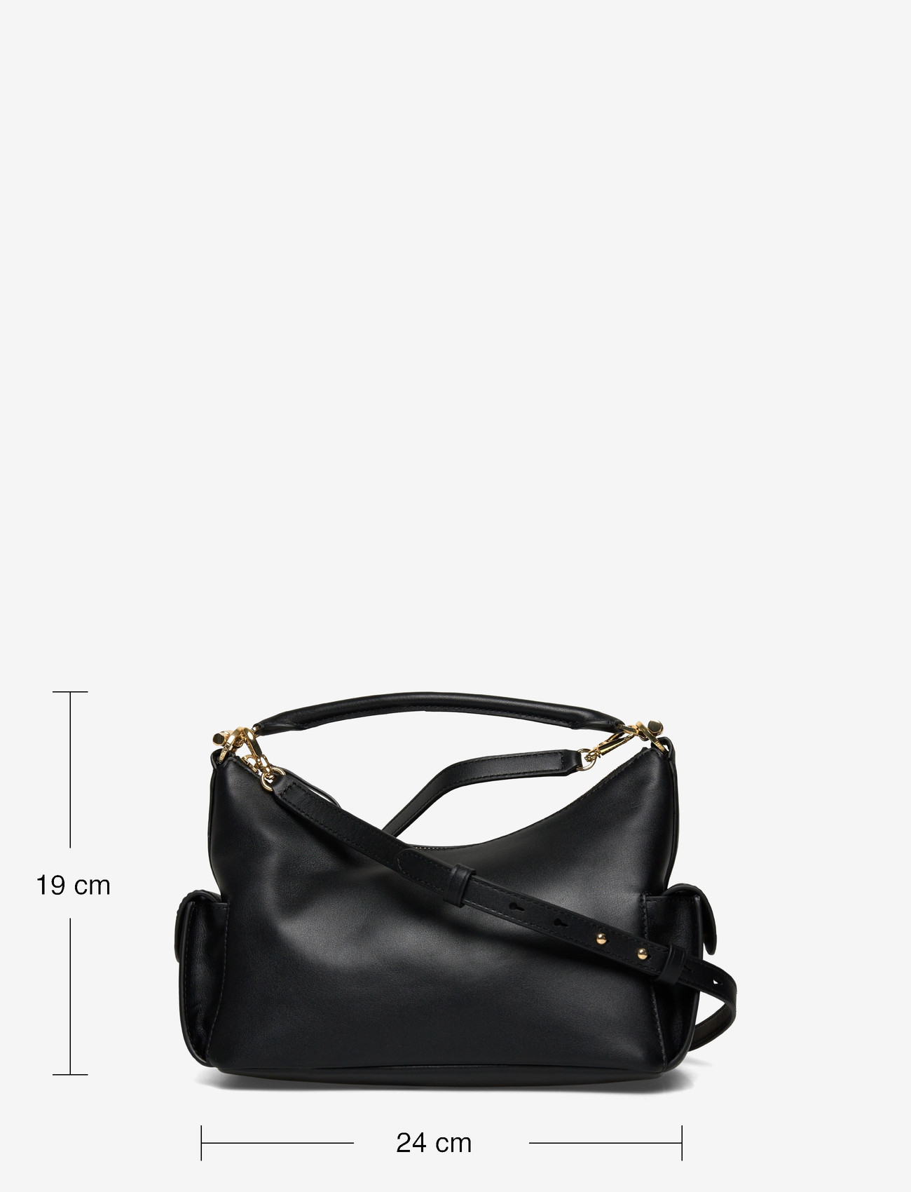 Lauren Ralph Lauren - Nappa Leather Small Blaike Shoulder Bag - speciella tillfällen - black - 3