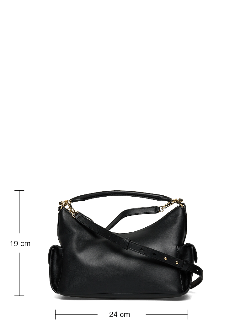 Lauren Ralph Lauren - Nappa Leather Small Blaike Shoulder Bag - speciella tillfällen - black - 3