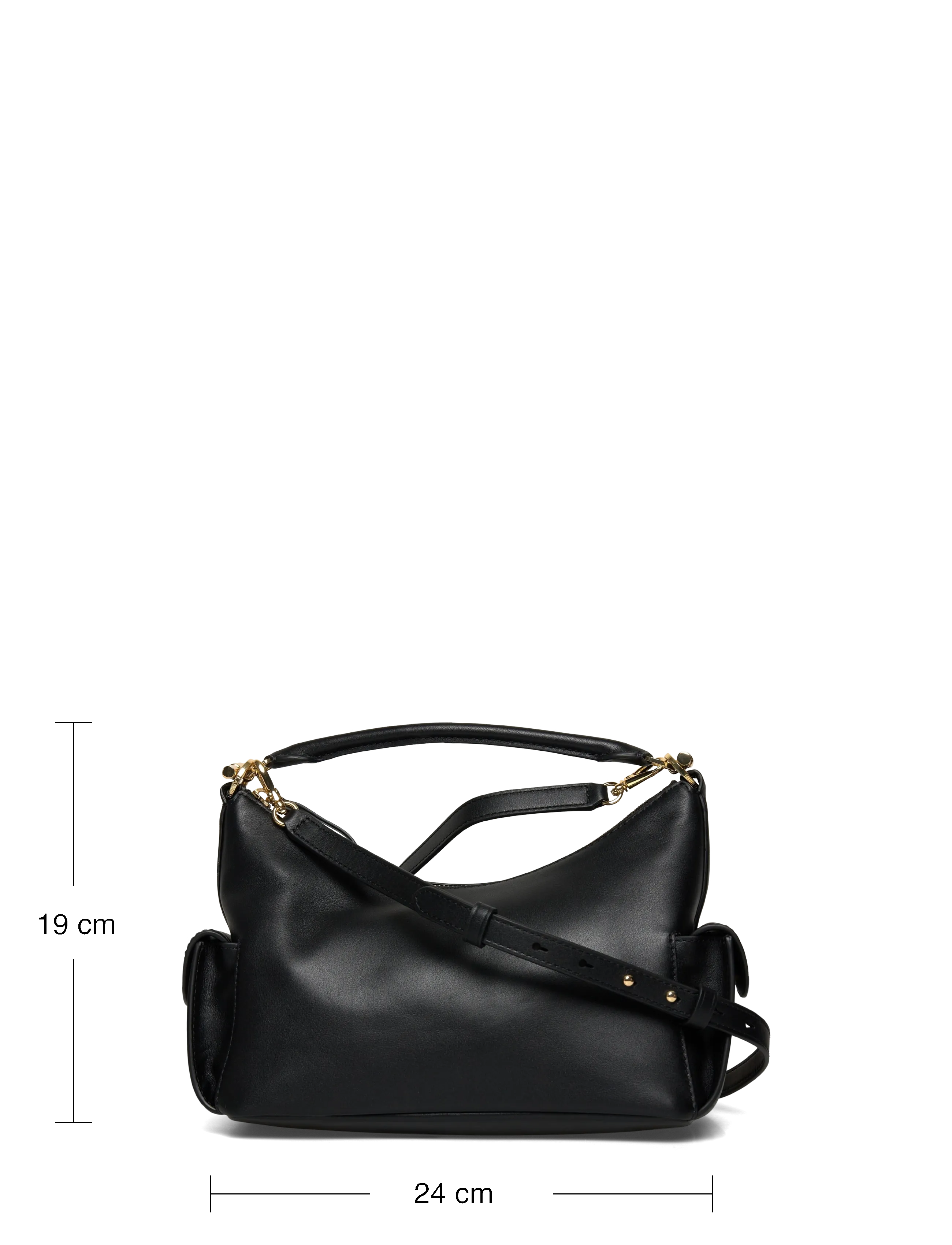 Lauren Ralph Lauren - Nappa Leather Small Blaike Shoulder Bag - hverdags stil - black - 3