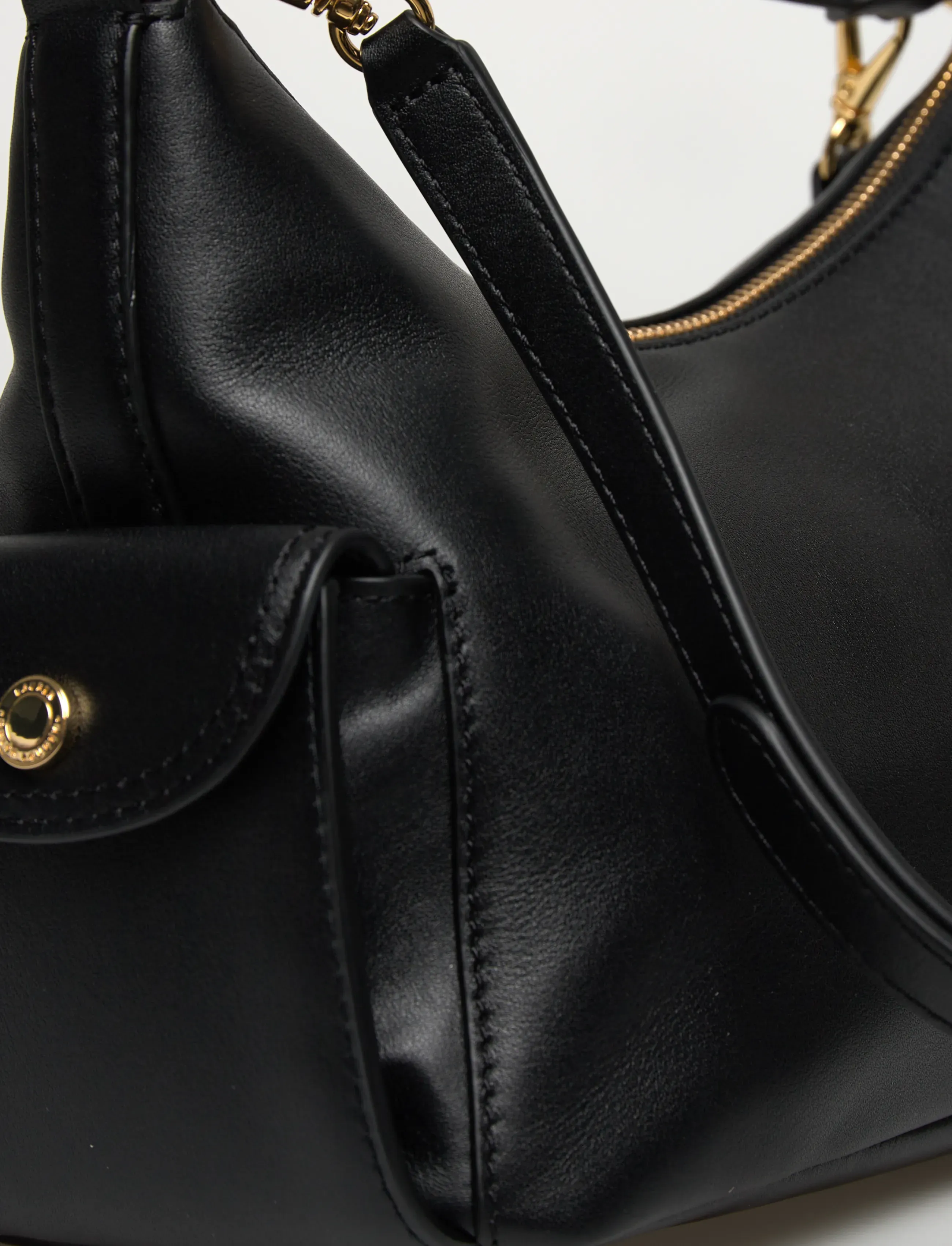Lauren Ralph Lauren - Nappa Leather Small Blaike Shoulder Bag - hverdags stil - black - 4