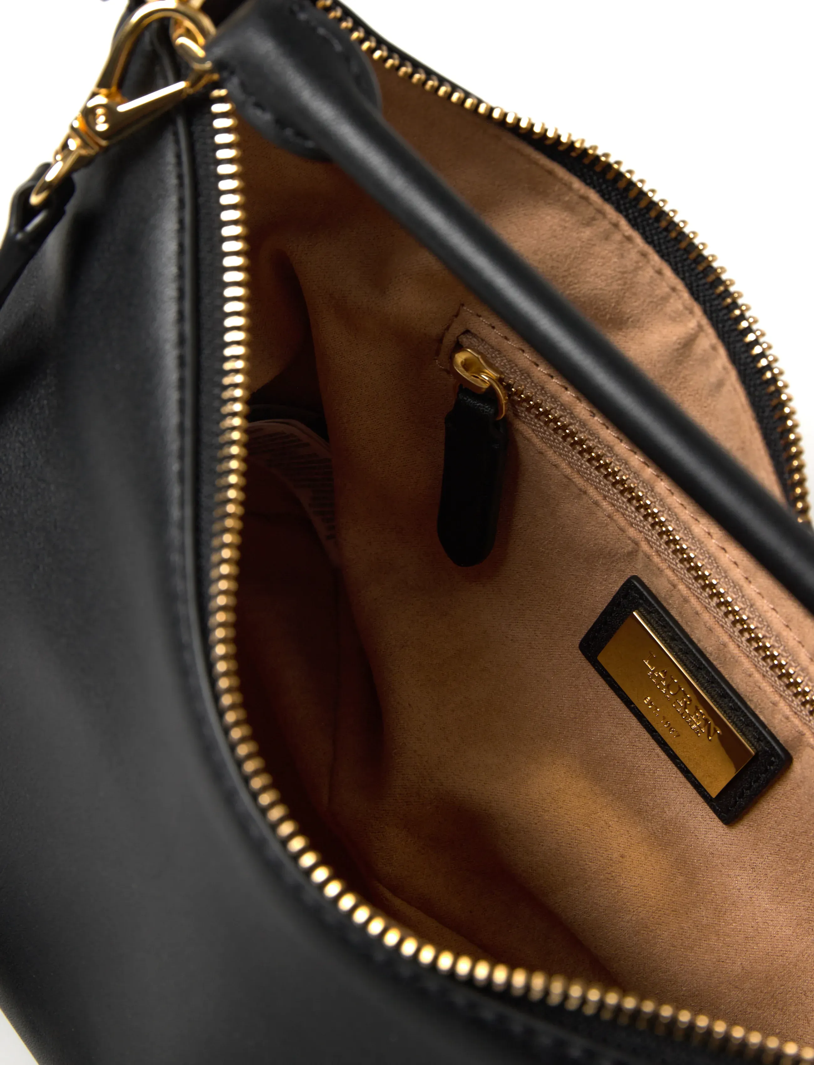 Lauren Ralph Lauren - Nappa Leather Small Blaike Shoulder Bag - hverdags stil - black - 5