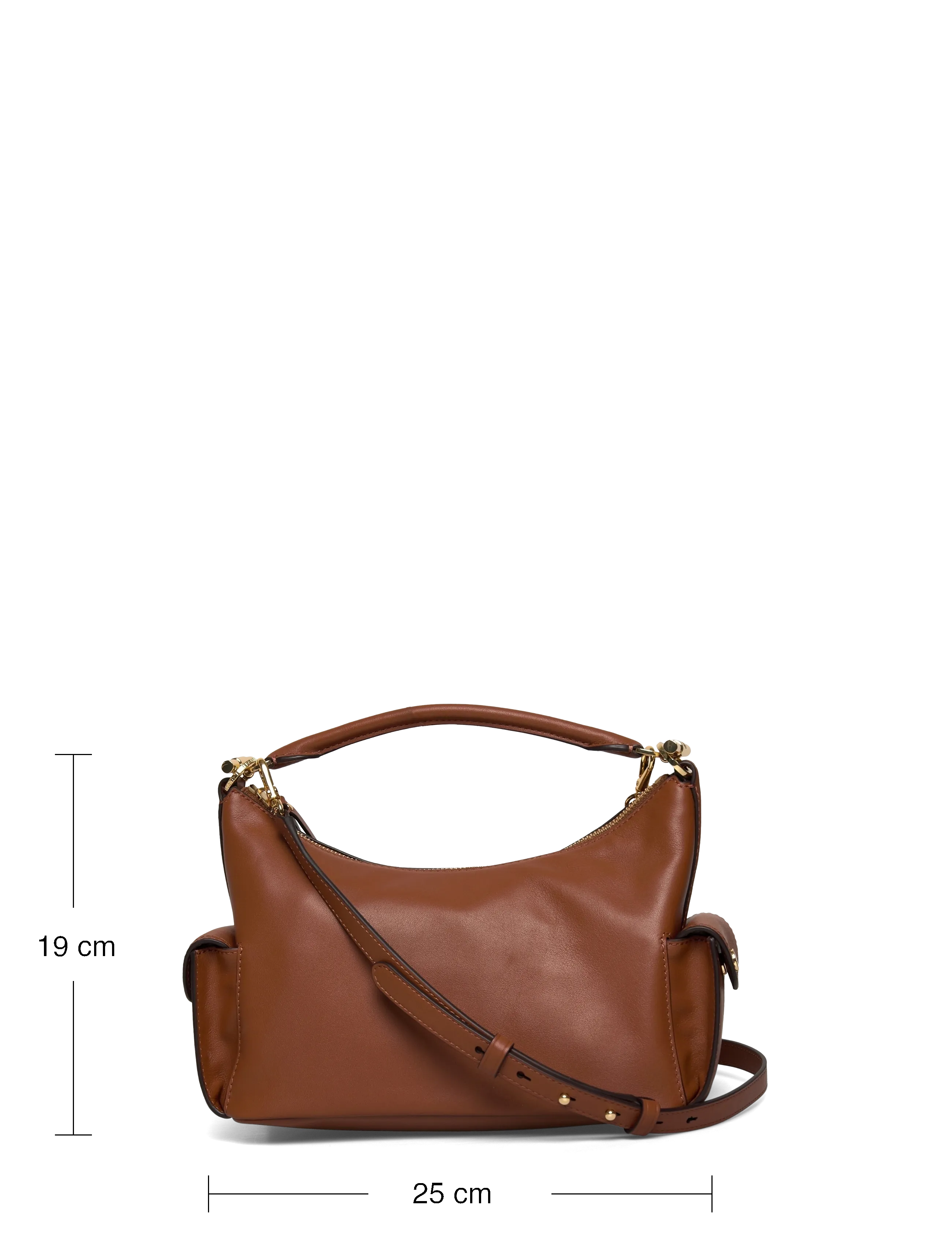 Lauren Ralph Lauren - Nappa Leather Small Blaike Shoulder Bag - hverdags stil - lauren tan - 3