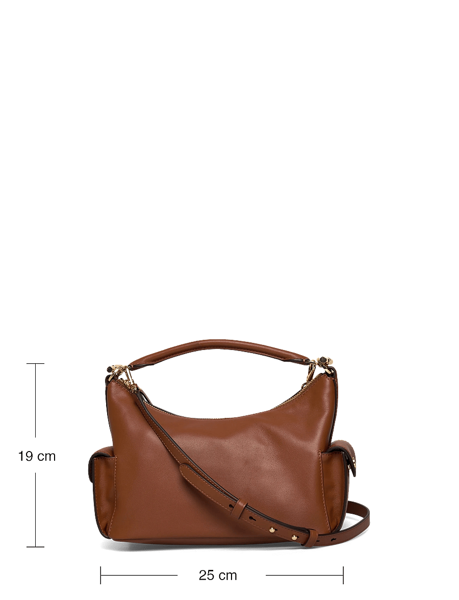 Lauren Ralph Lauren - Nappa Leather Small Blaike Shoulder Bag - hverdags stil - lauren tan - 3