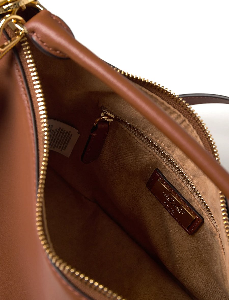 Lauren Ralph Lauren - Nappa Leather Small Blaike Shoulder Bag - hverdags stil - lauren tan - 5