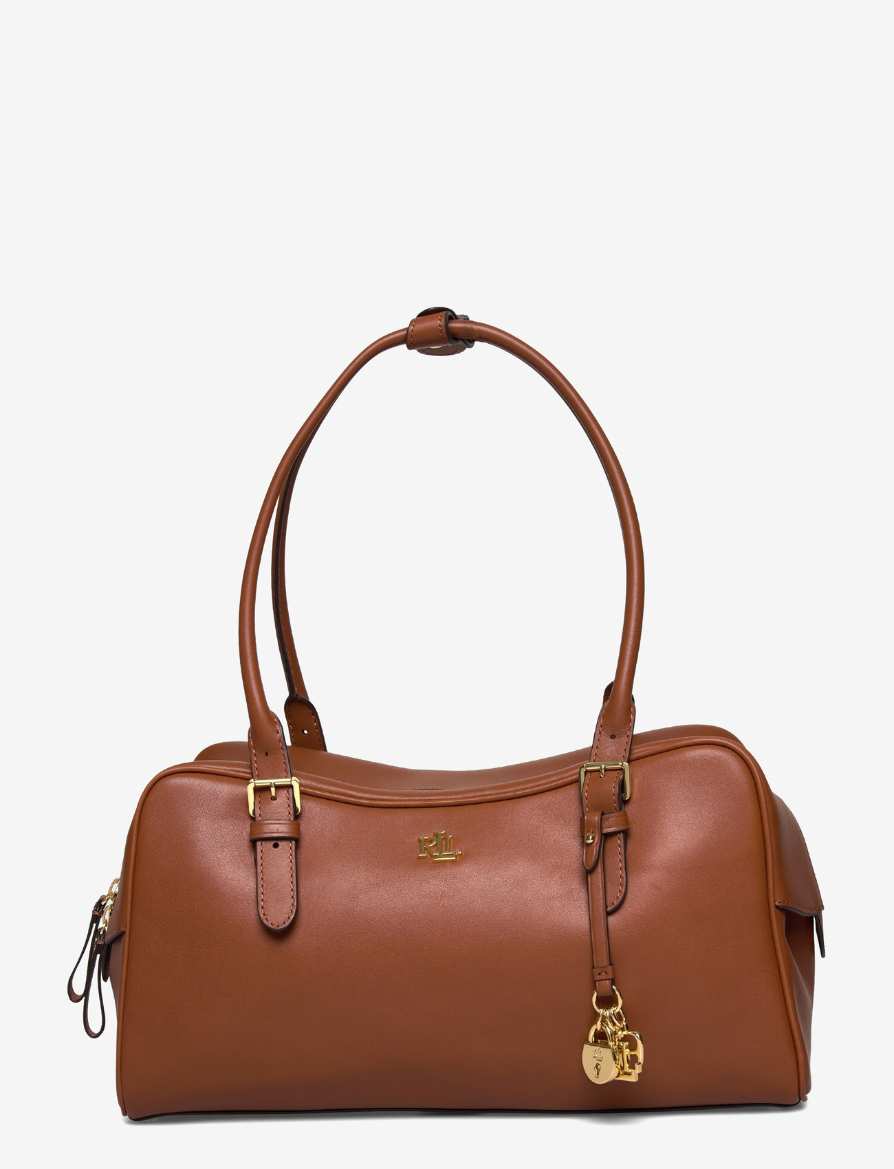 Lauren Ralph Lauren - Leather Large Marcy Zip Satchel - besondere anlässe - lauren tan - 0