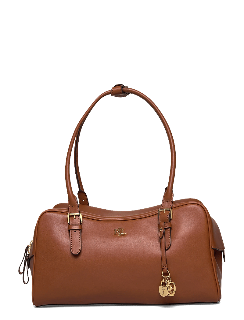Lauren Ralph Lauren - Leather Large Marcy Zip Satchel - besondere anlässe - lauren tan - 0