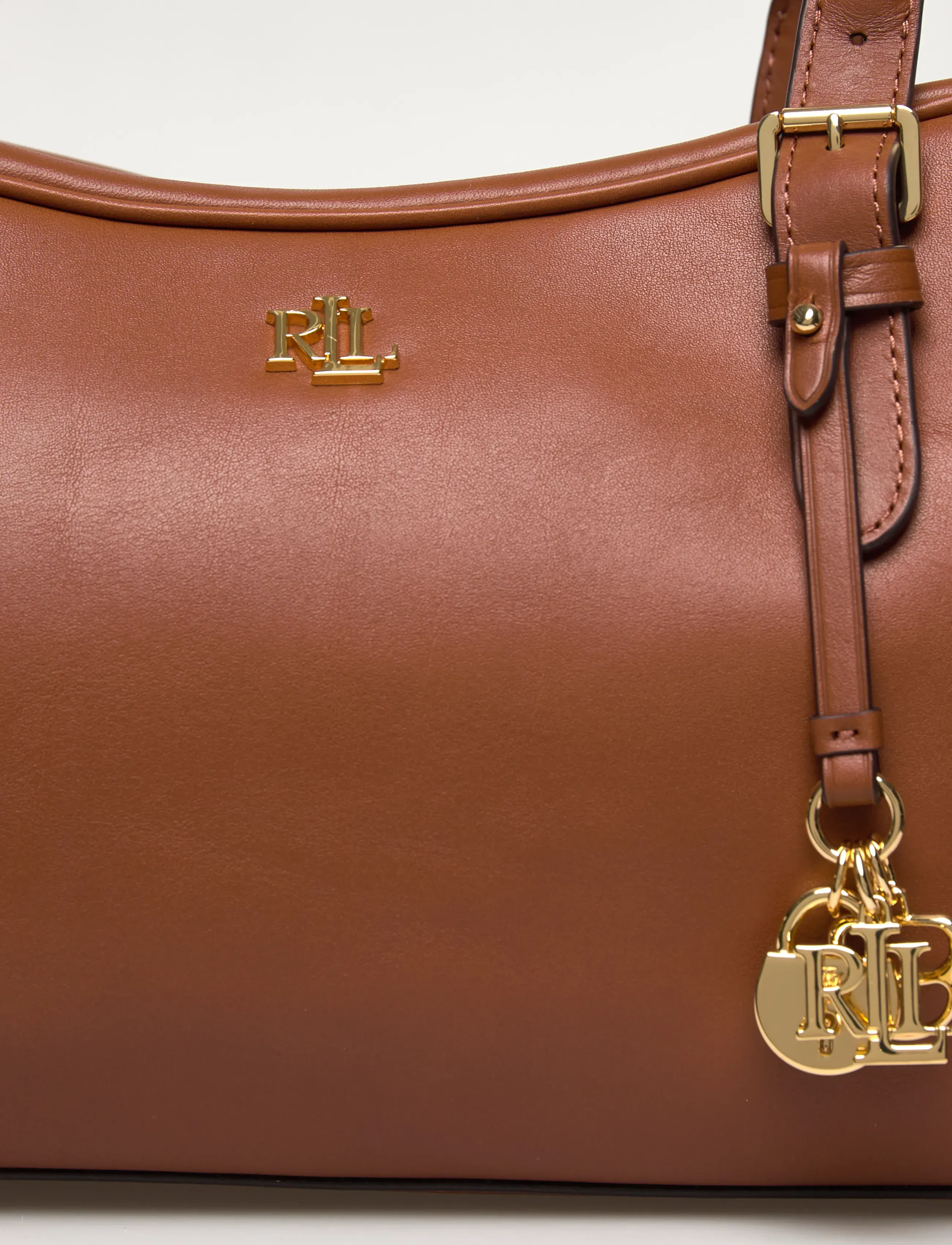 Lauren Ralph Lauren - NATURAL SMTH LEATHR-MRCY ZP SCHL-ST - hverdags stil - lauren tan - 4