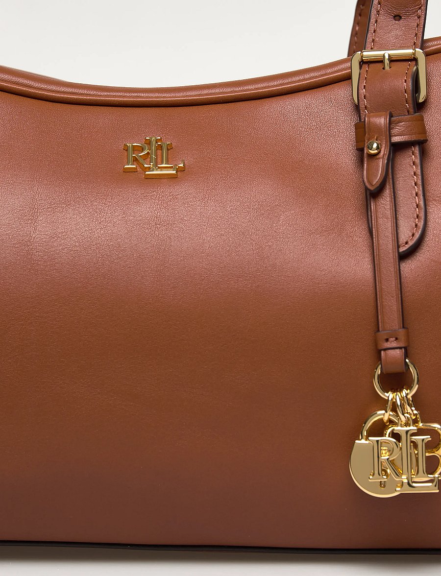 Lauren Ralph Lauren - NATURAL SMTH LEATHR-MRCY ZP SCHL-ST - hverdags stil - lauren tan - 4