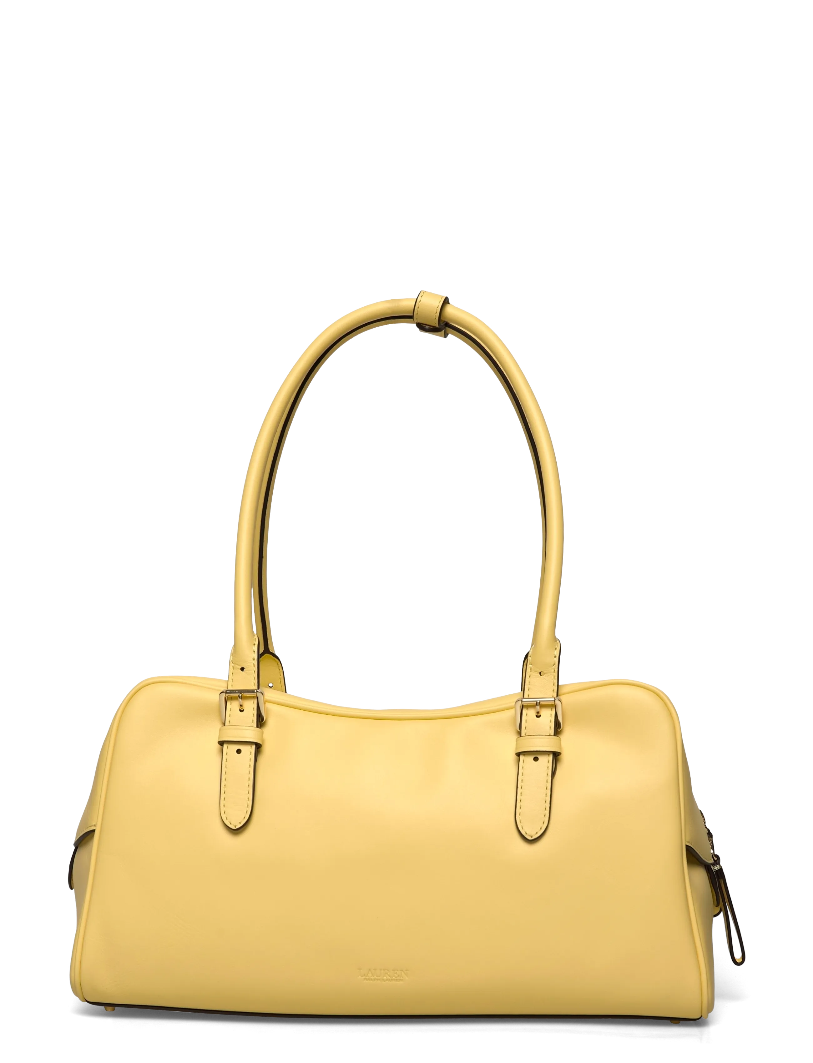 Lauren Ralph Lauren - NATURAL SMTH LEATHR-MRCY ZP SCHL-ST - hverdags stil - lemon sorbet - 1