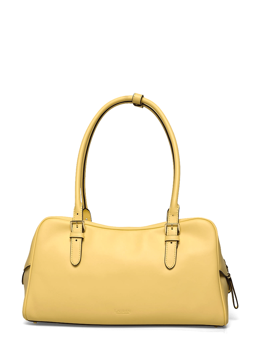 Lauren Ralph Lauren - NATURAL SMTH LEATHR-MRCY ZP SCHL-ST - hverdags stil - lemon sorbet - 1