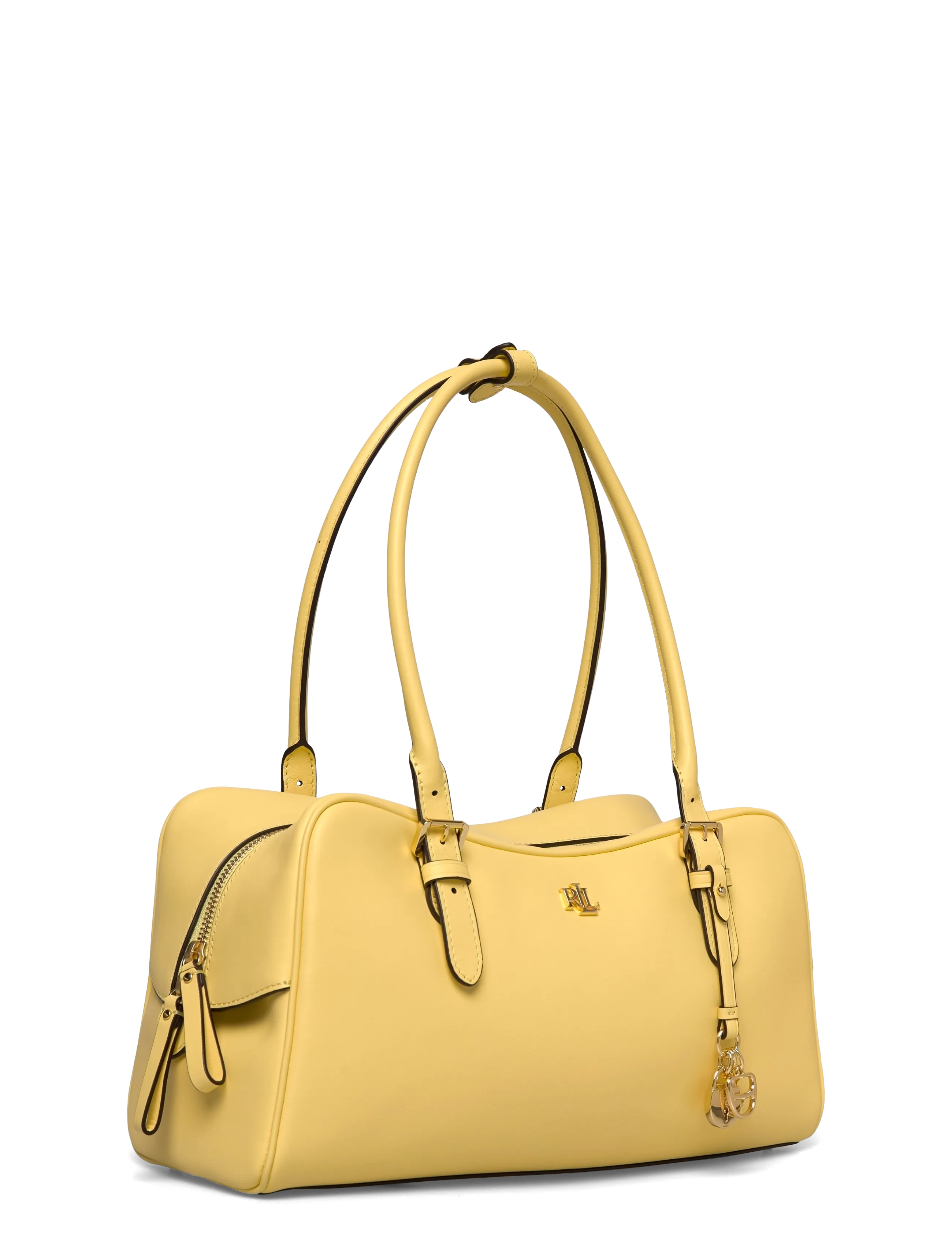 Lauren Ralph Lauren - NATURAL SMTH LEATHR-MRCY ZP SCHL-ST - hverdags stil - lemon sorbet - 2