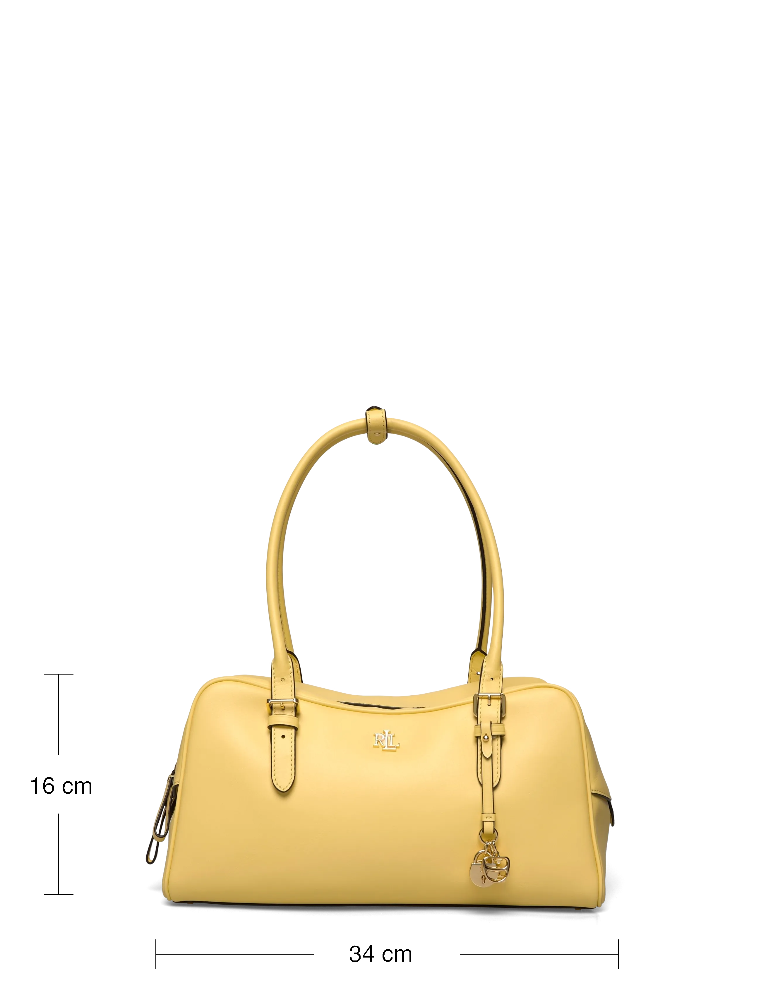 Lauren Ralph Lauren - NATURAL SMTH LEATHR-MRCY ZP SCHL-ST - hverdags stil - lemon sorbet - 3
