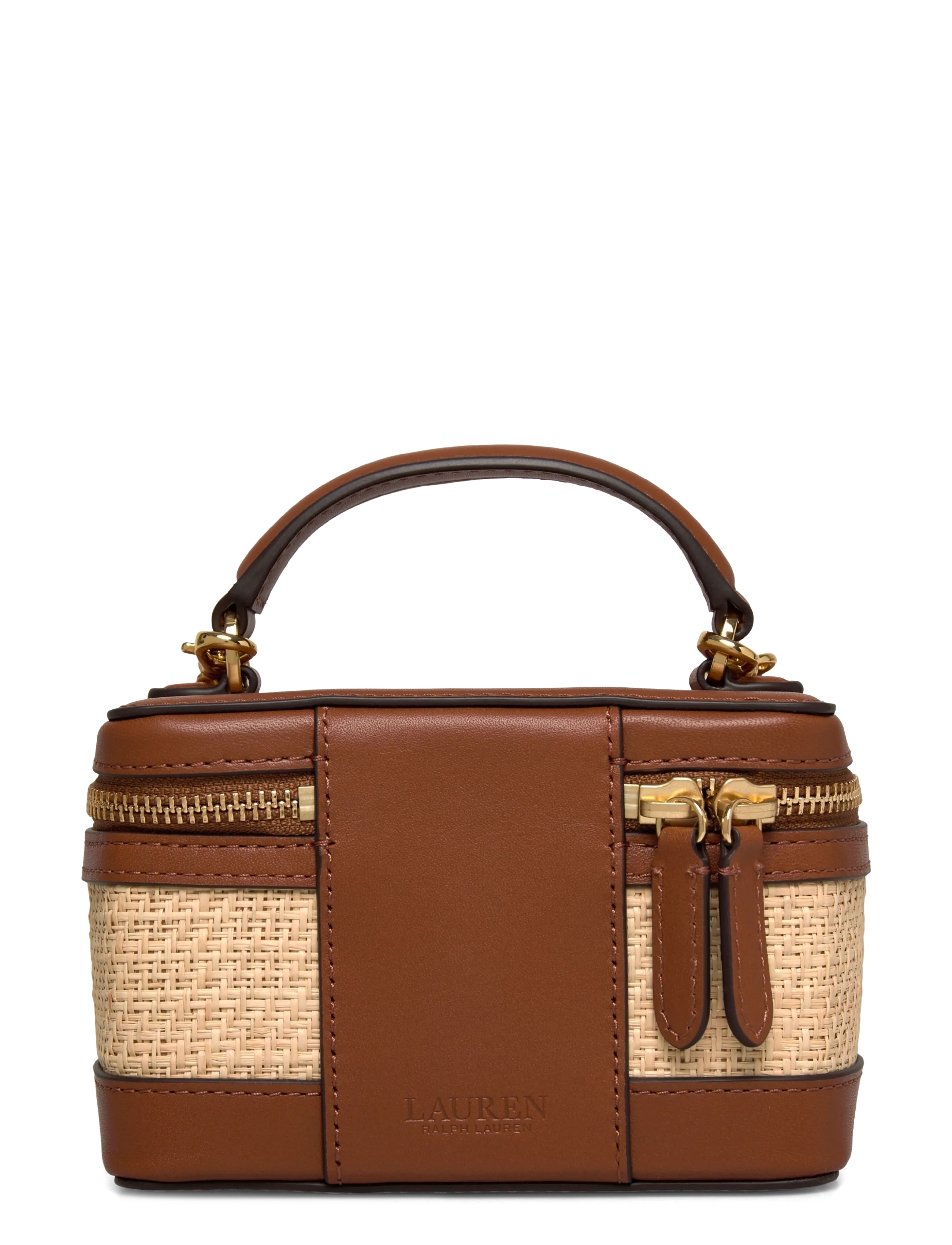 Lauren Ralph Lauren - RAFFIA/NTRL SMTH-VANITY CASE-CXB-SM - toilettasker - natural/lauren ta - 1