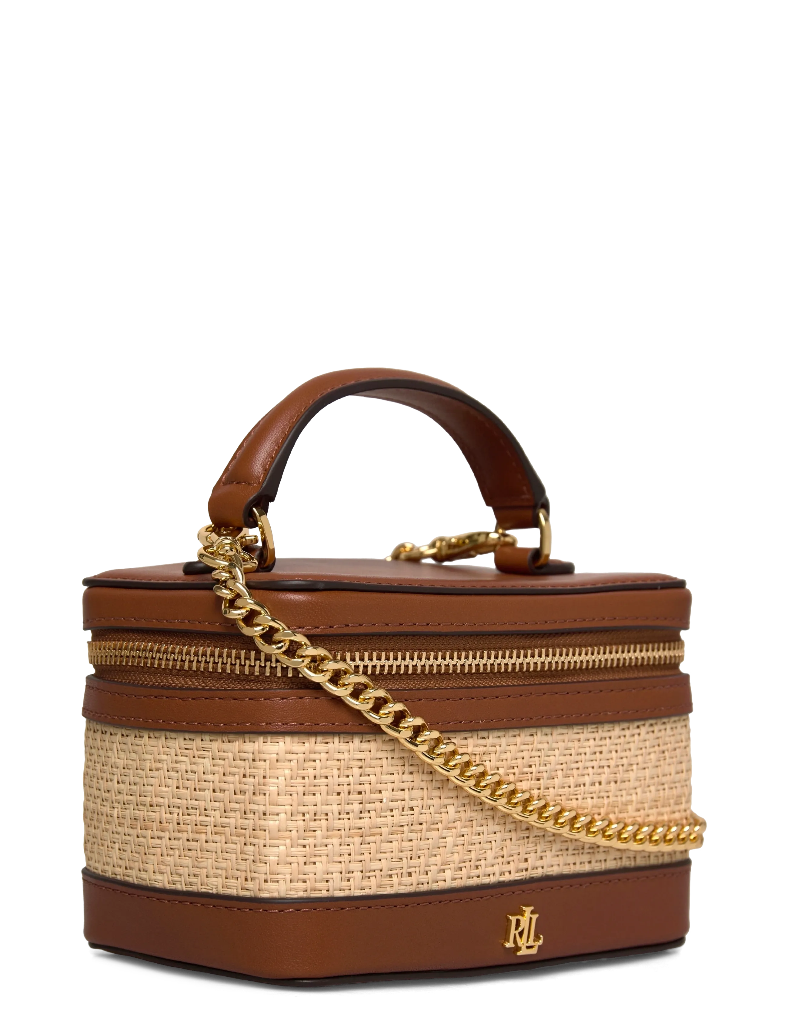 Lauren Ralph Lauren - RAFFIA/NTRL SMTH-VANITY CASE-CXB-SM - toilettasker - natural/lauren ta - 2