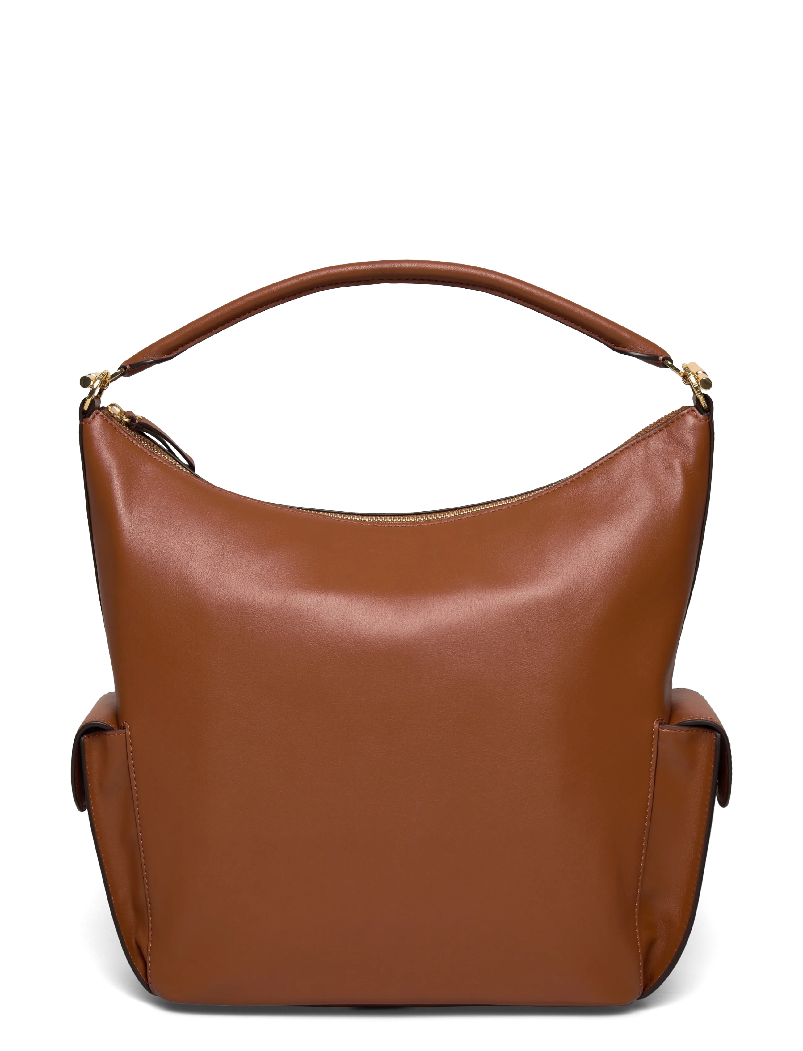 Lauren Ralph Lauren Soft Nappa-Blaike Lg Sh-Sba-Lrg, One Size, Brown, Tasker > Små Skuldertasker-Crossbody-Tasker, Dame