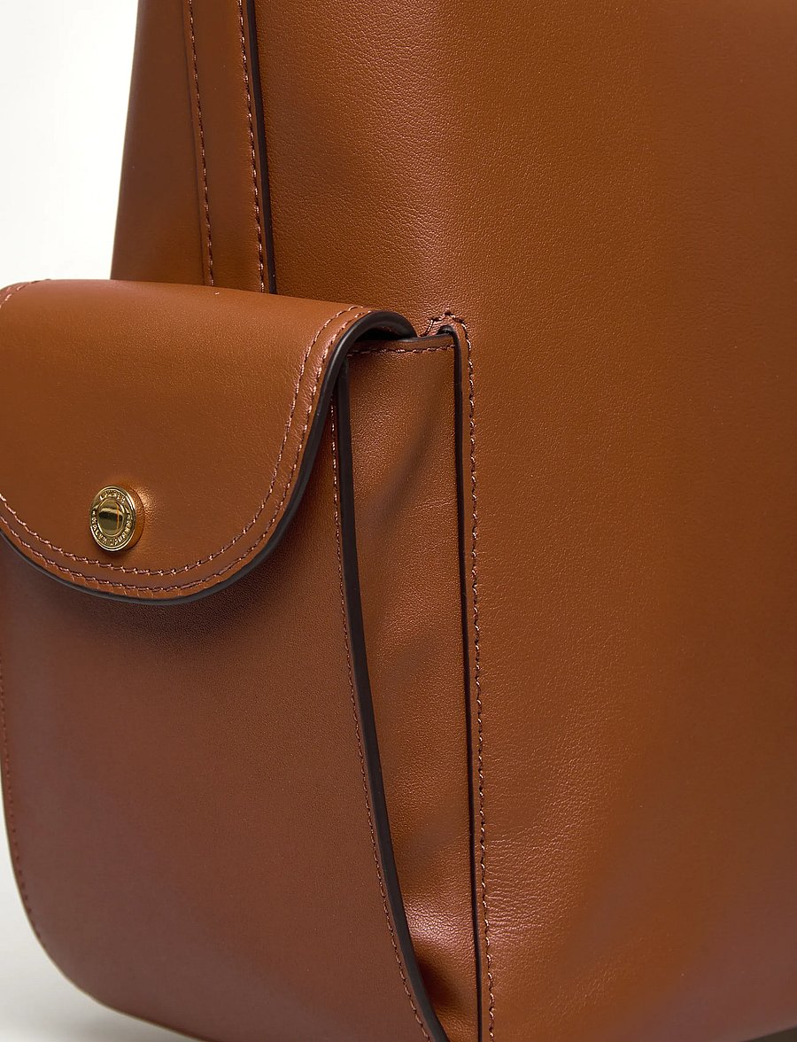 Lauren Ralph Lauren - SOFT NAPPA-BLAIKE LG SH-SBA-LRG - everyday style - lauren tan - 4