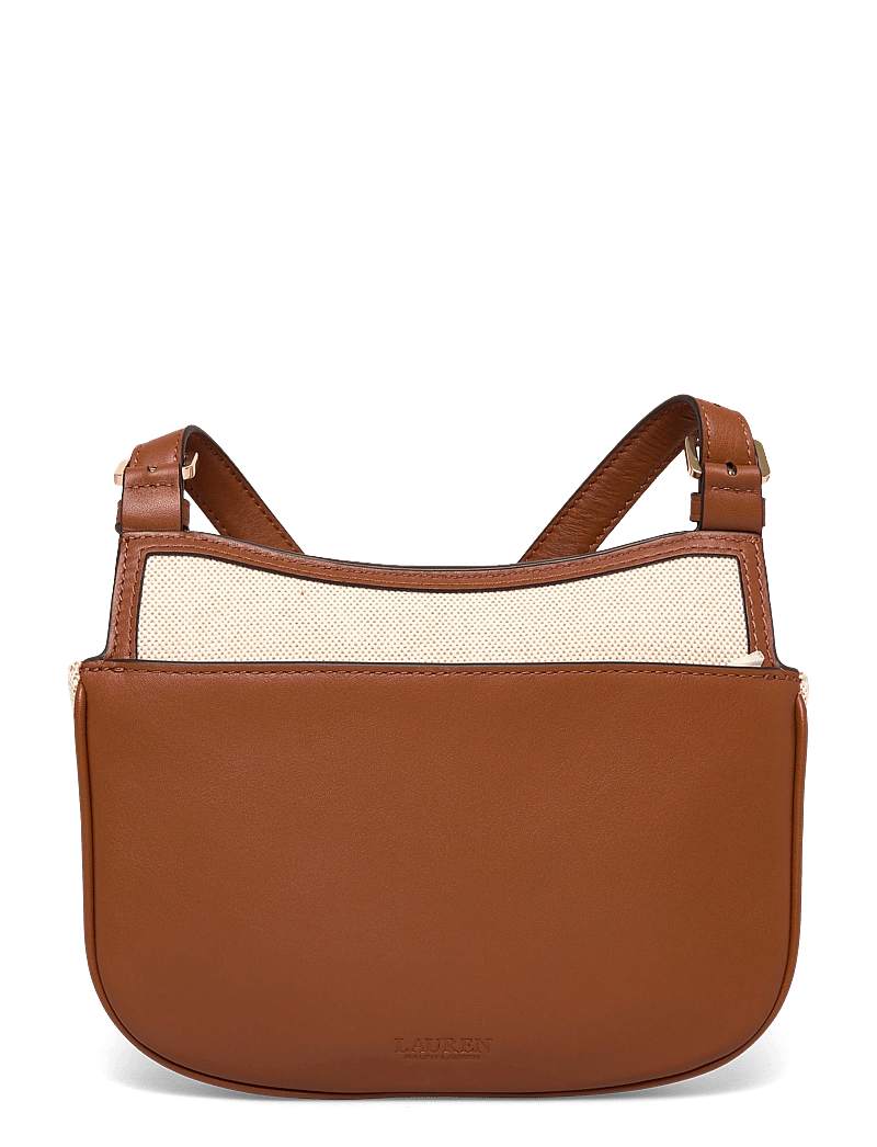 Lauren Ralph Lauren - Canvas Medium Marcy Crossbody Bag - crossbody bags - ntrl/buff canvas - 1