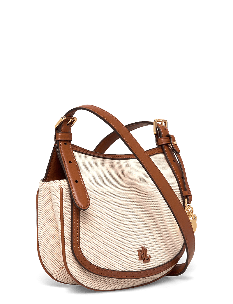 Lauren Ralph Lauren - Canvas Medium Marcy Crossbody Bag - crossbody bags - ntrl/buff canvas - 2