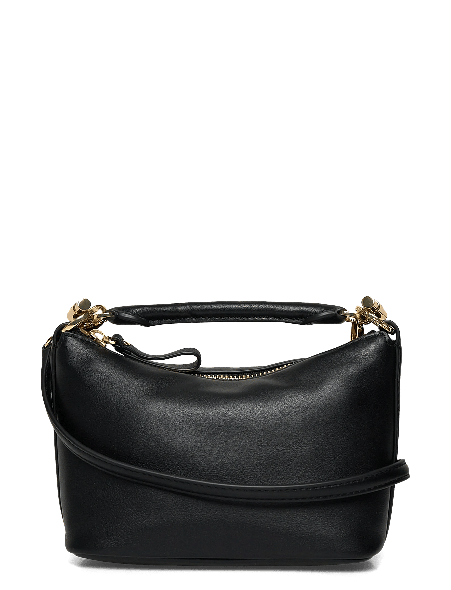 Lauren Ralph Lauren - SOFT NAPPA-BLKE MINI SH-SBA-SMA - umhängetaschen - black - 0