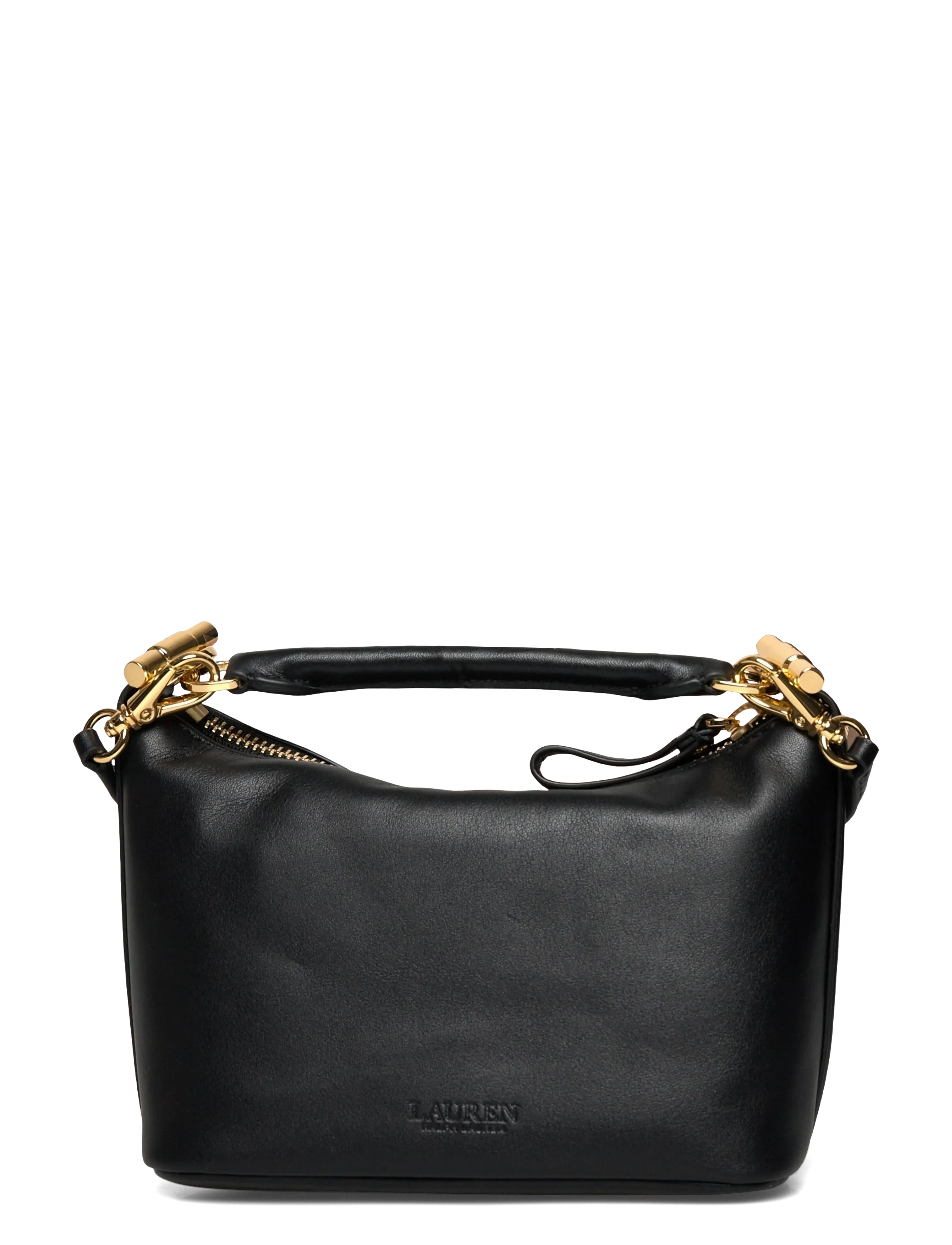 Lauren Ralph Lauren - SOFT NAPPA-BLKE MINI SH-SBA-SMA - crossbody bags - black - 1