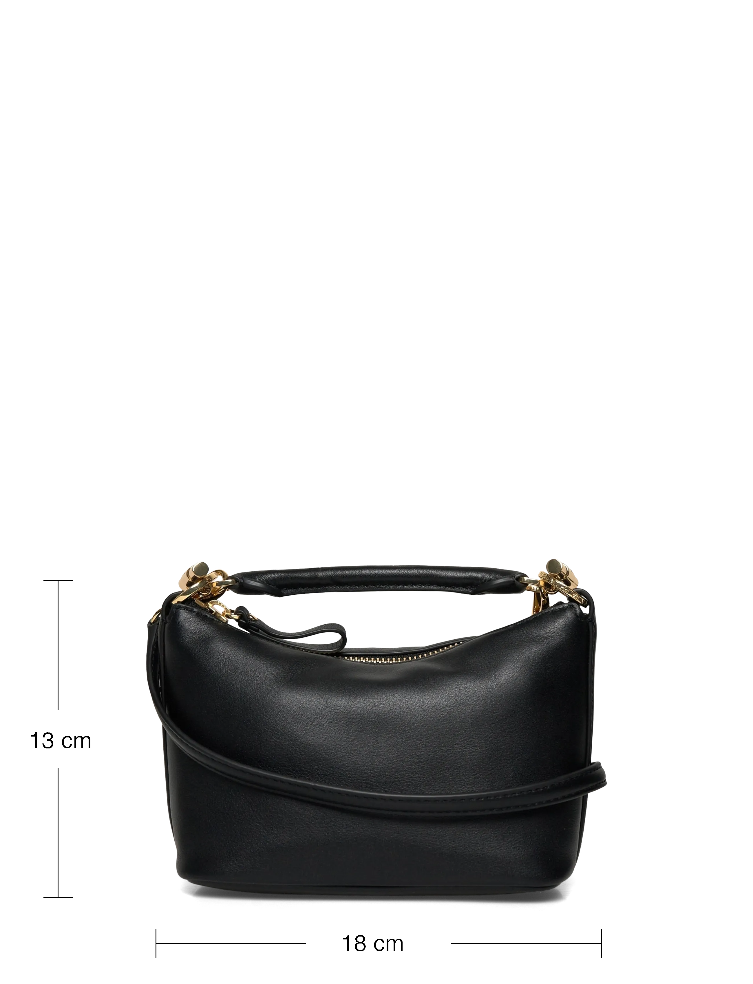 Lauren Ralph Lauren - SOFT NAPPA-BLKE MINI SH-SBA-SMA - crossbody bags - black - 3