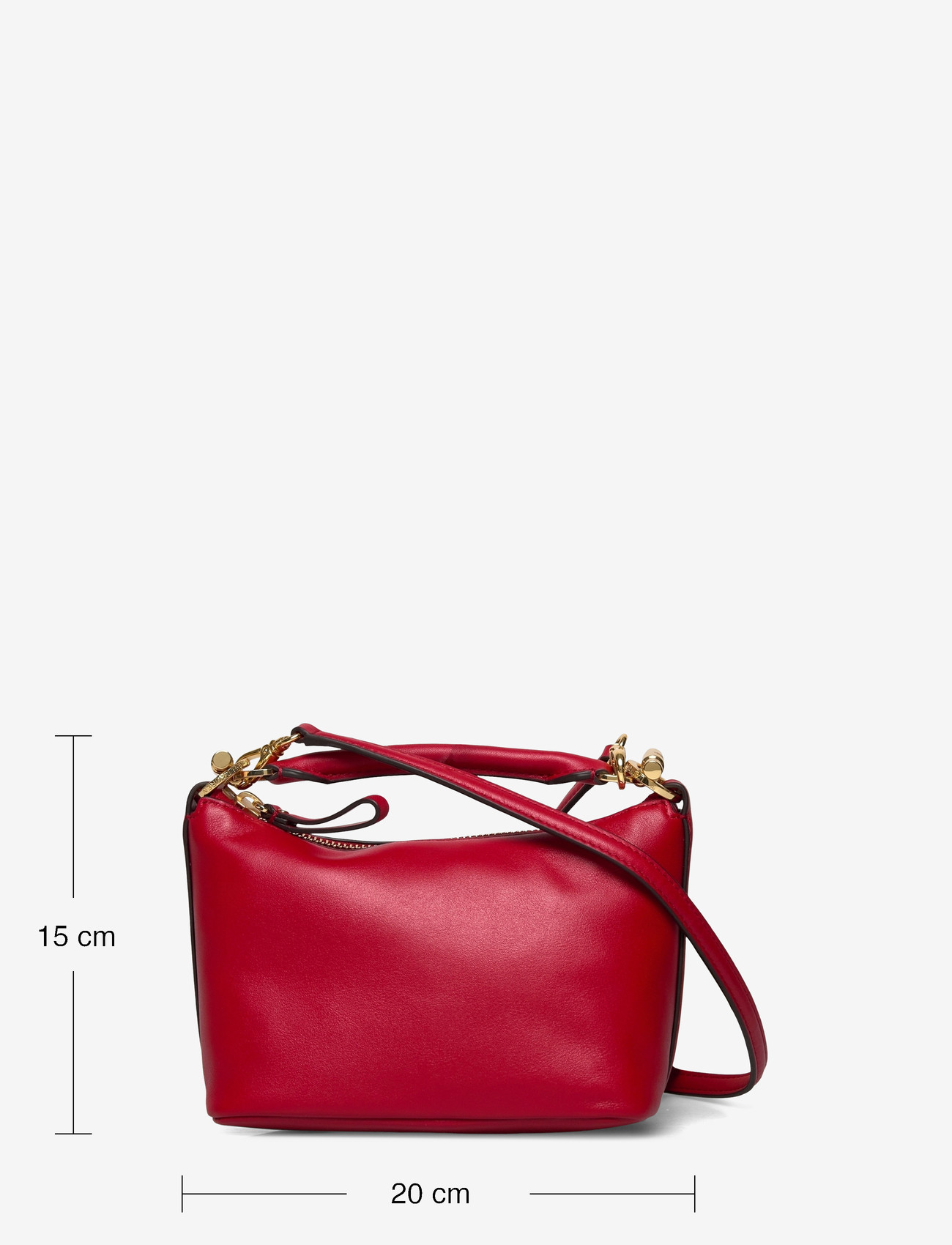 Lauren Ralph Lauren - SOFT NAPPA-BLKE MINI SH-SBA-SMA - særlige begivenheder - festive red - 3
