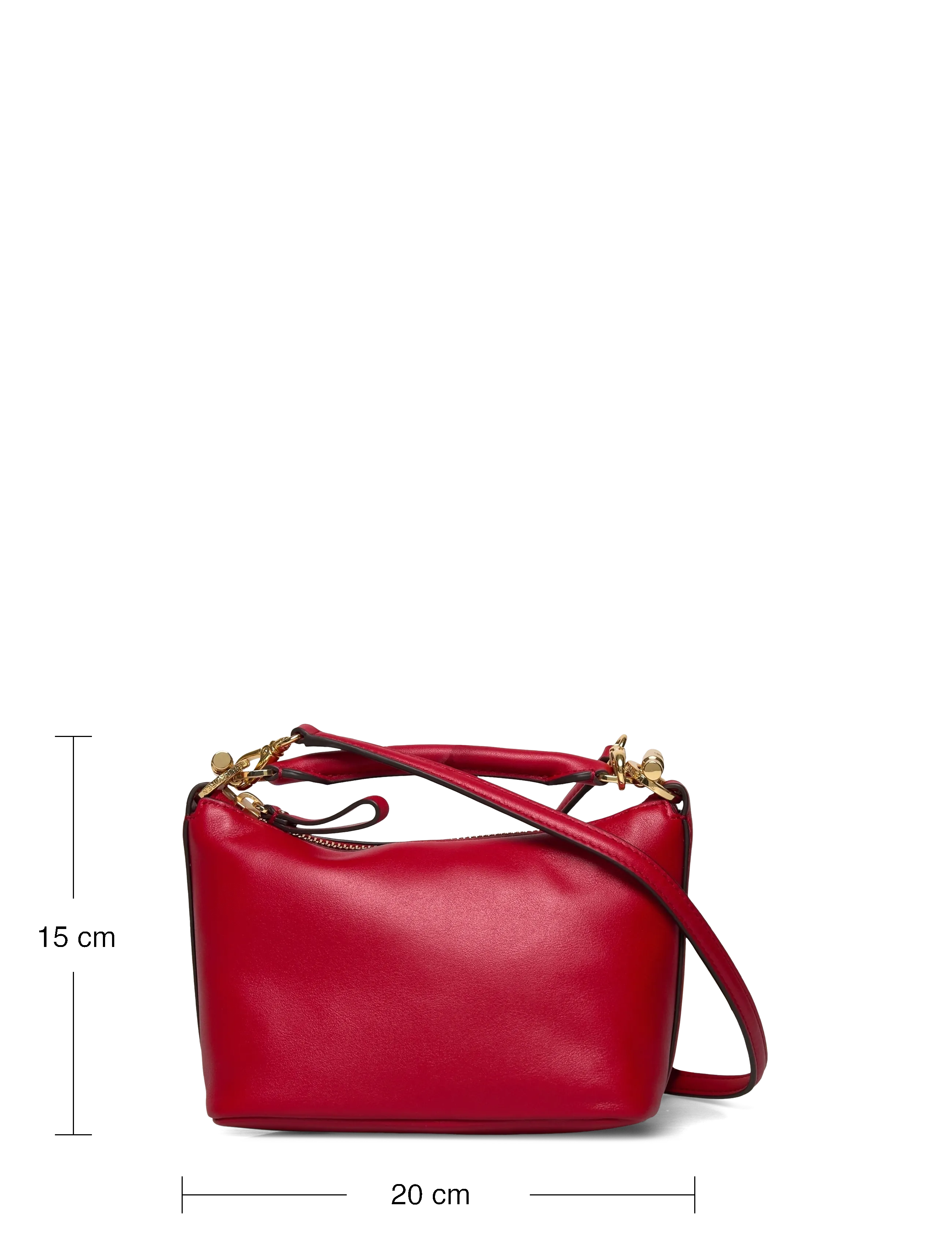 Lauren Ralph Lauren - SOFT NAPPA-BLKE MINI SH-SBA-SMA - crossbody kotid - festive red - 3