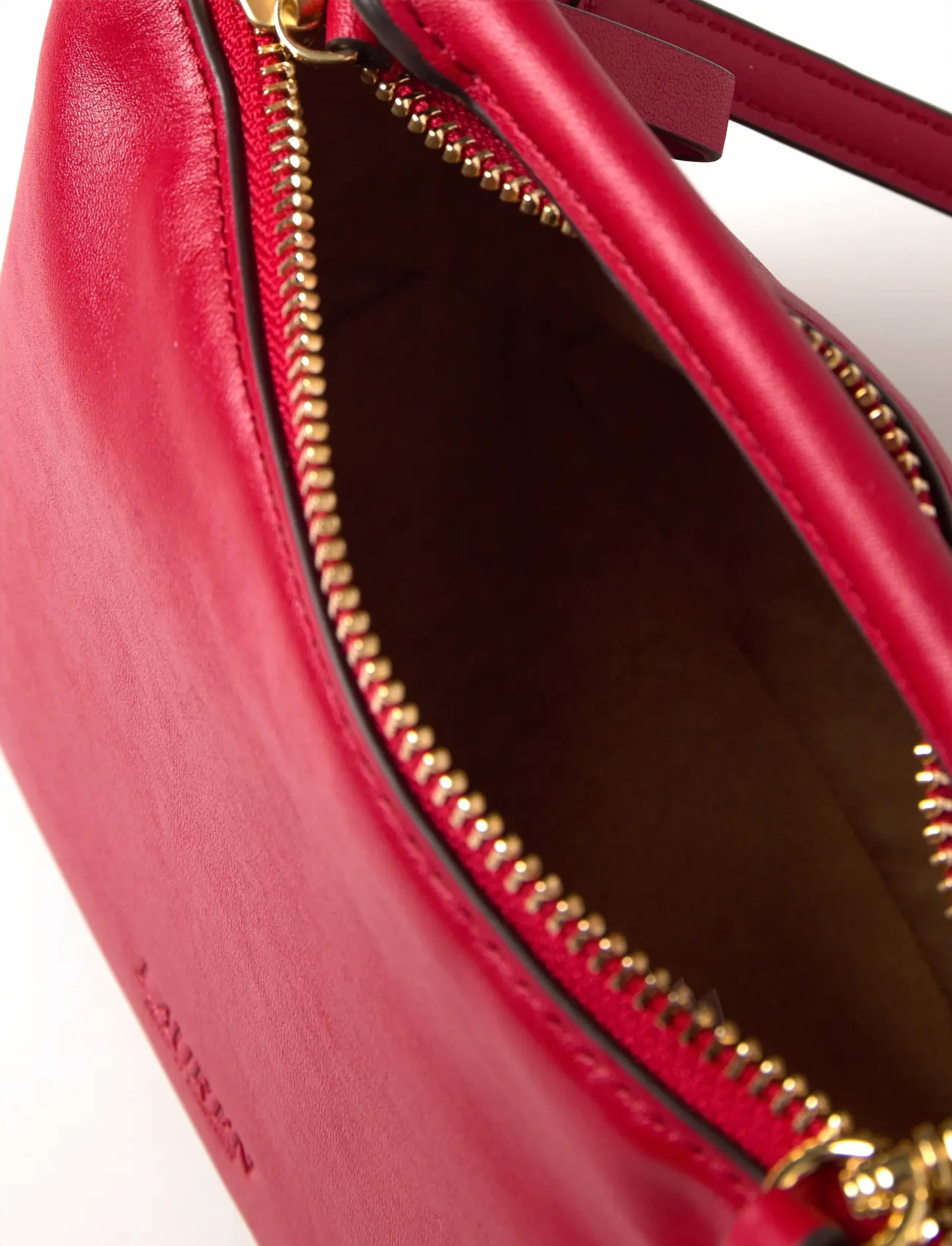 Lauren Ralph Lauren - SOFT NAPPA-BLKE MINI SH-SBA-SMA - crossbody kotid - festive red - 5