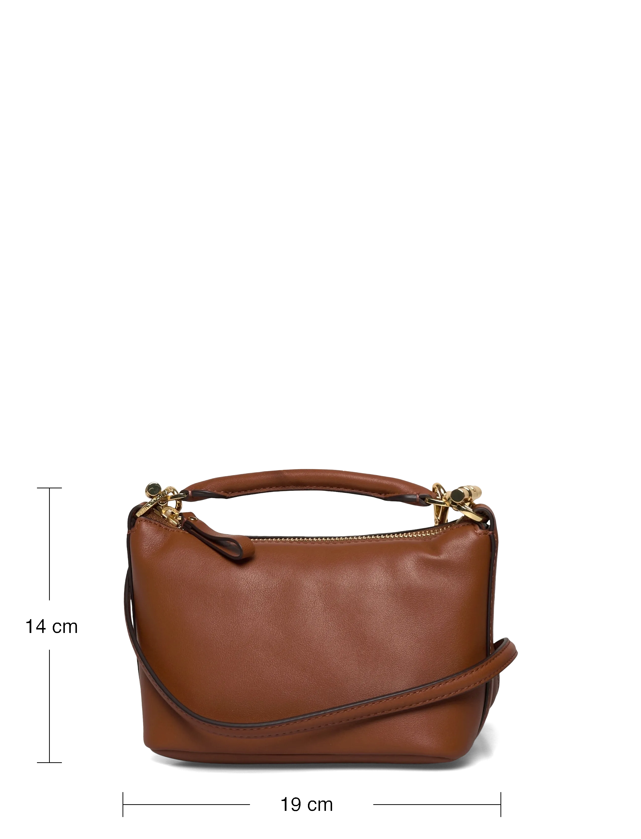 Lauren Ralph Lauren - SOFT NAPPA-BLKE MINI SH-SBA-SMA - crossbody bags - lauren tan - 3